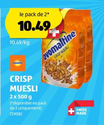 Ovomaltine Crisp Müsli