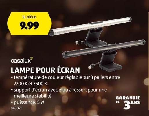 LAMPE POUR ÉCRAN
