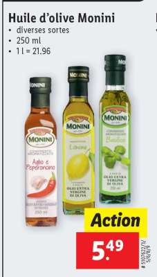 Huile d’olive Monini