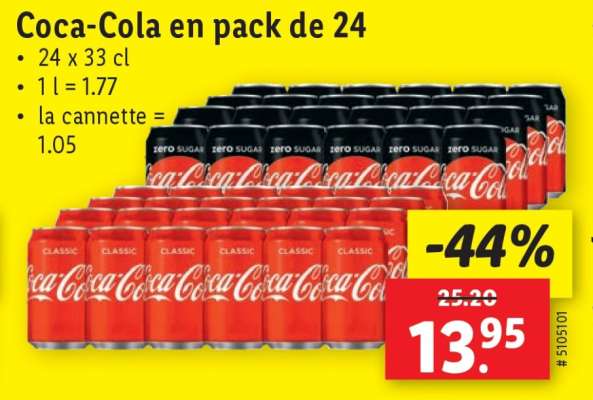 Coca-Cola en pack de 24