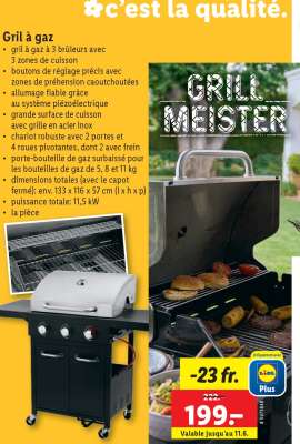 Gril à gaz