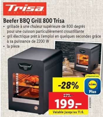 Beefer BBQ Grill 800 Trisa