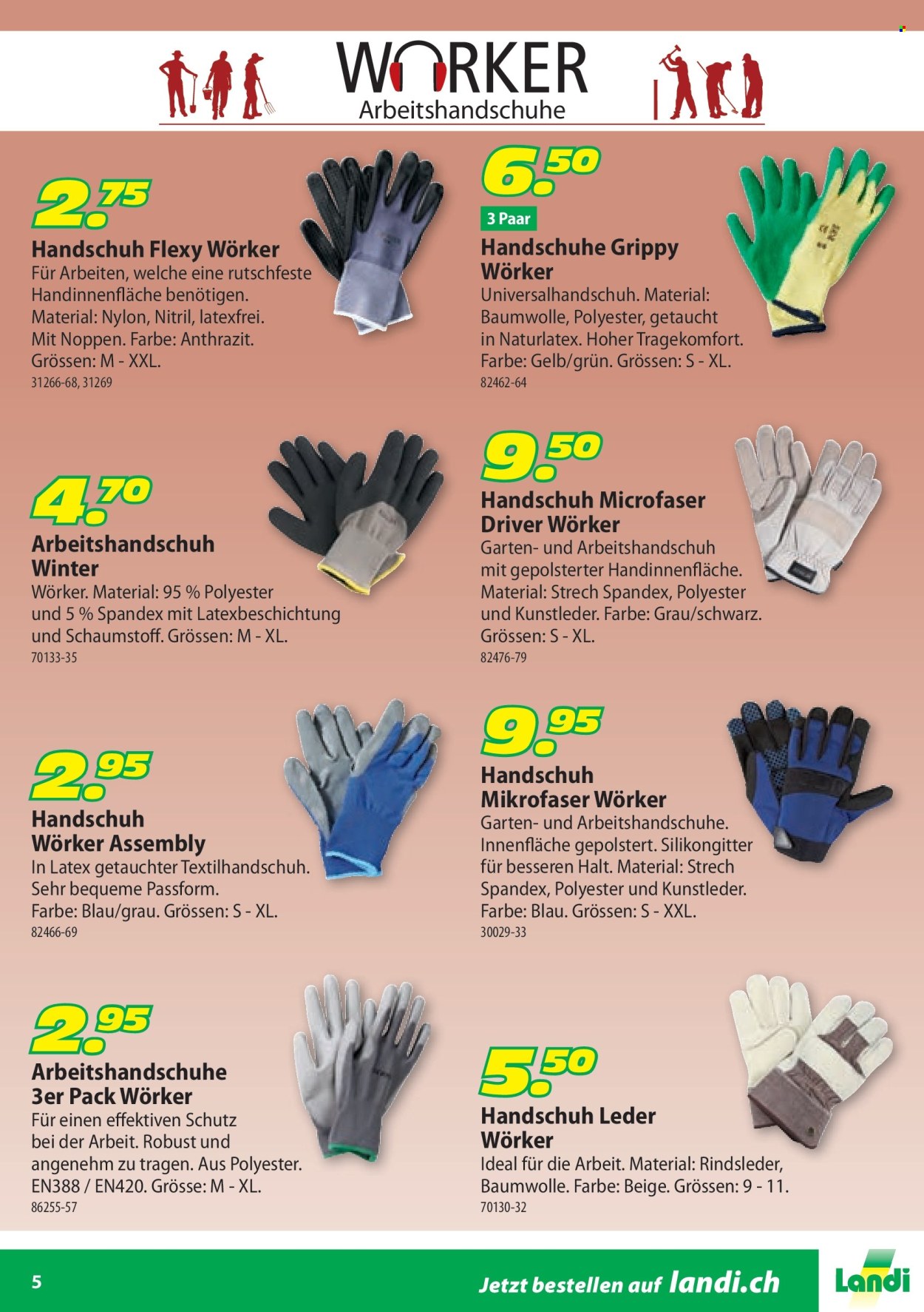 Catalogue Landi. Page 5. Page 5