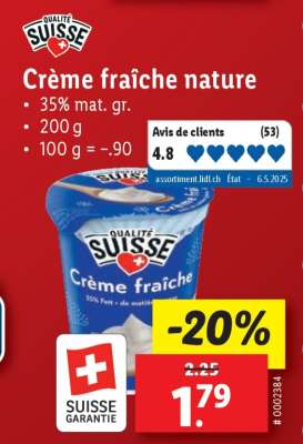 Crème fraîche nature