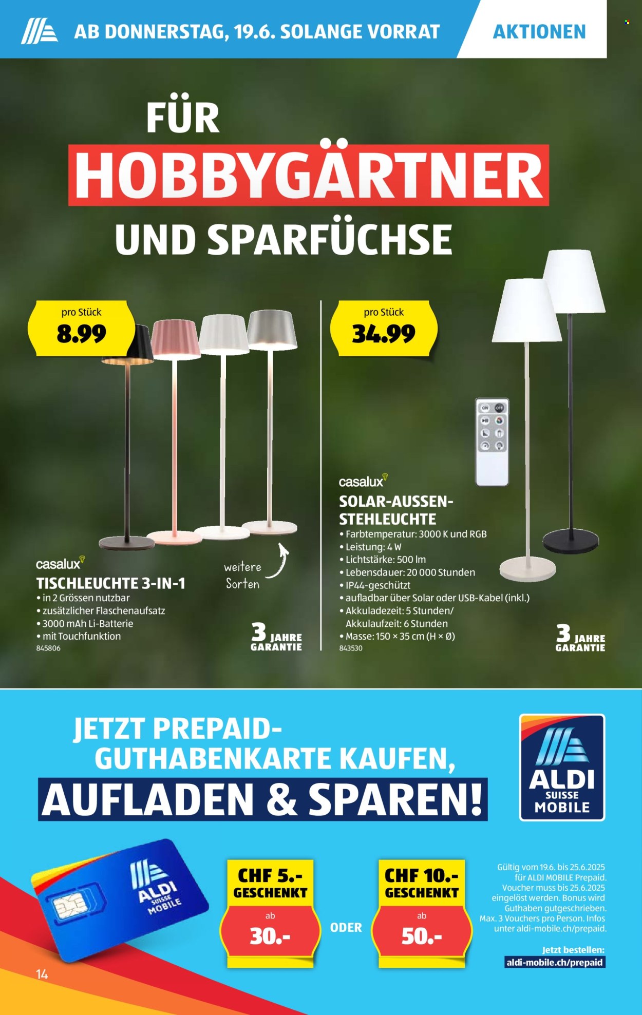 Catalogue Aldi - 19.6.2025 - 25.6.2025. Page 14. Page 14