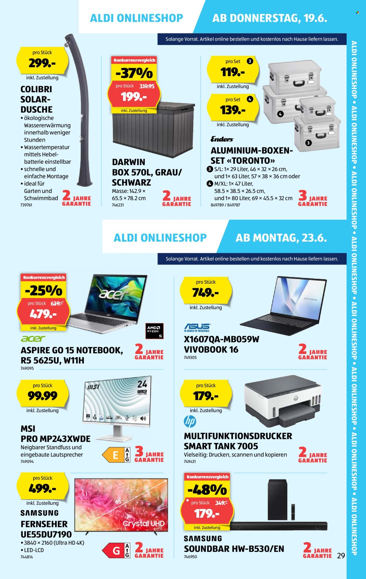 Catalogue Aldi - 19.6.2025 - 25.6.2025. Page 29. Page 29