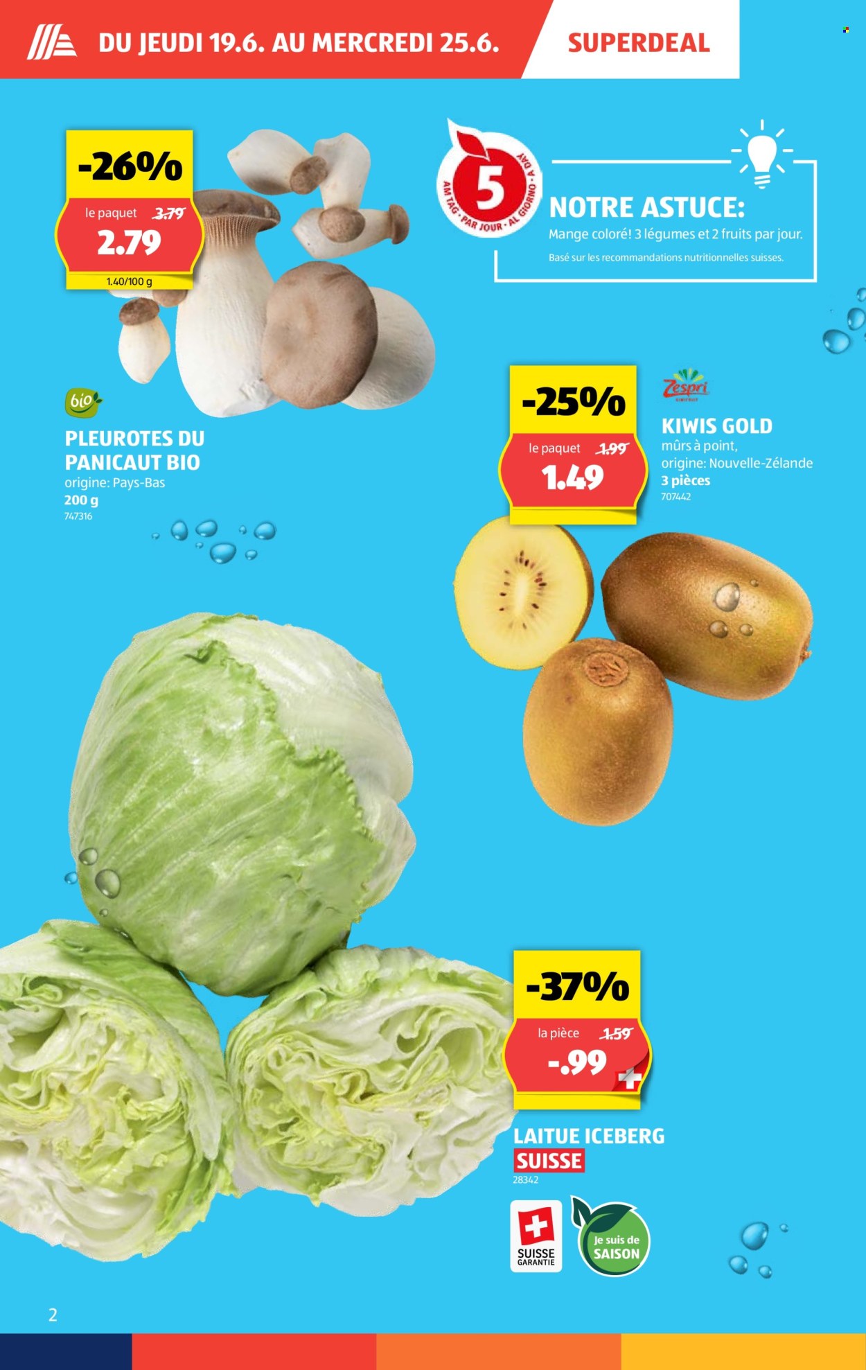 Catalogue Aldi - 19.6.2025 - 25.6.2025. Page 2. Page 2
