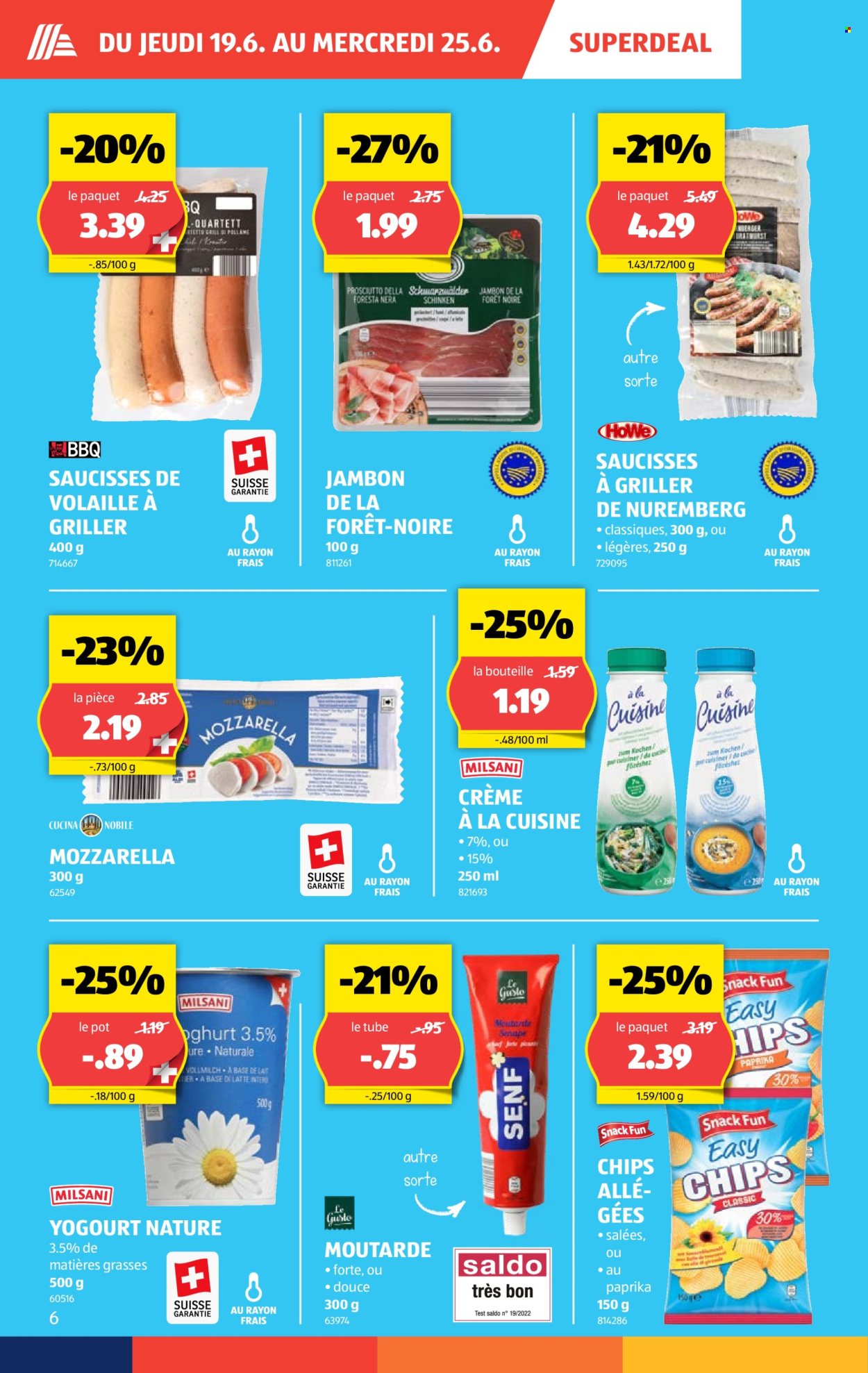 Catalogue Aldi - 19.6.2025 - 25.6.2025. Page 6. Page 6