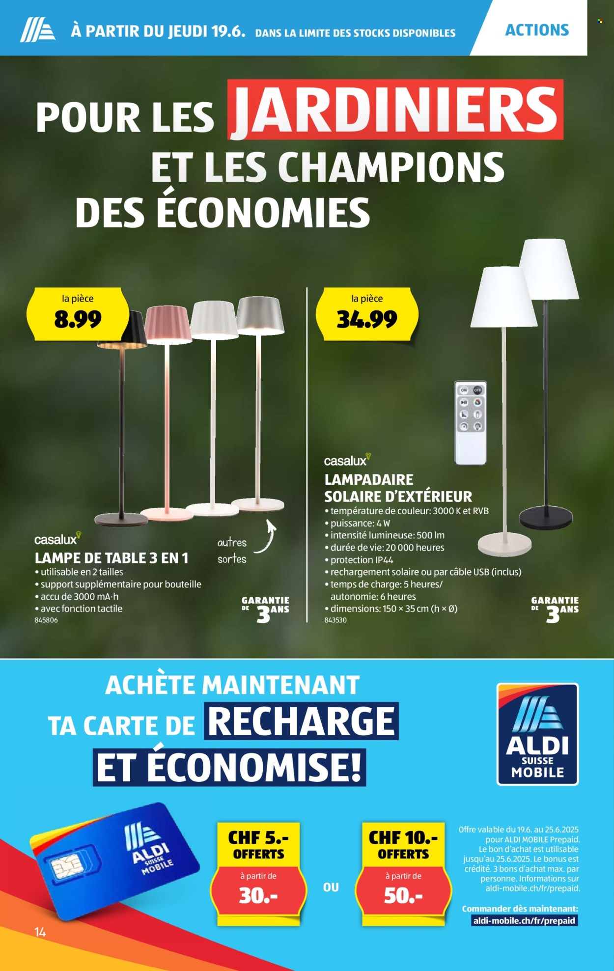 Catalogue Aldi - 19.6.2025 - 25.6.2025. Page 14. Page 14