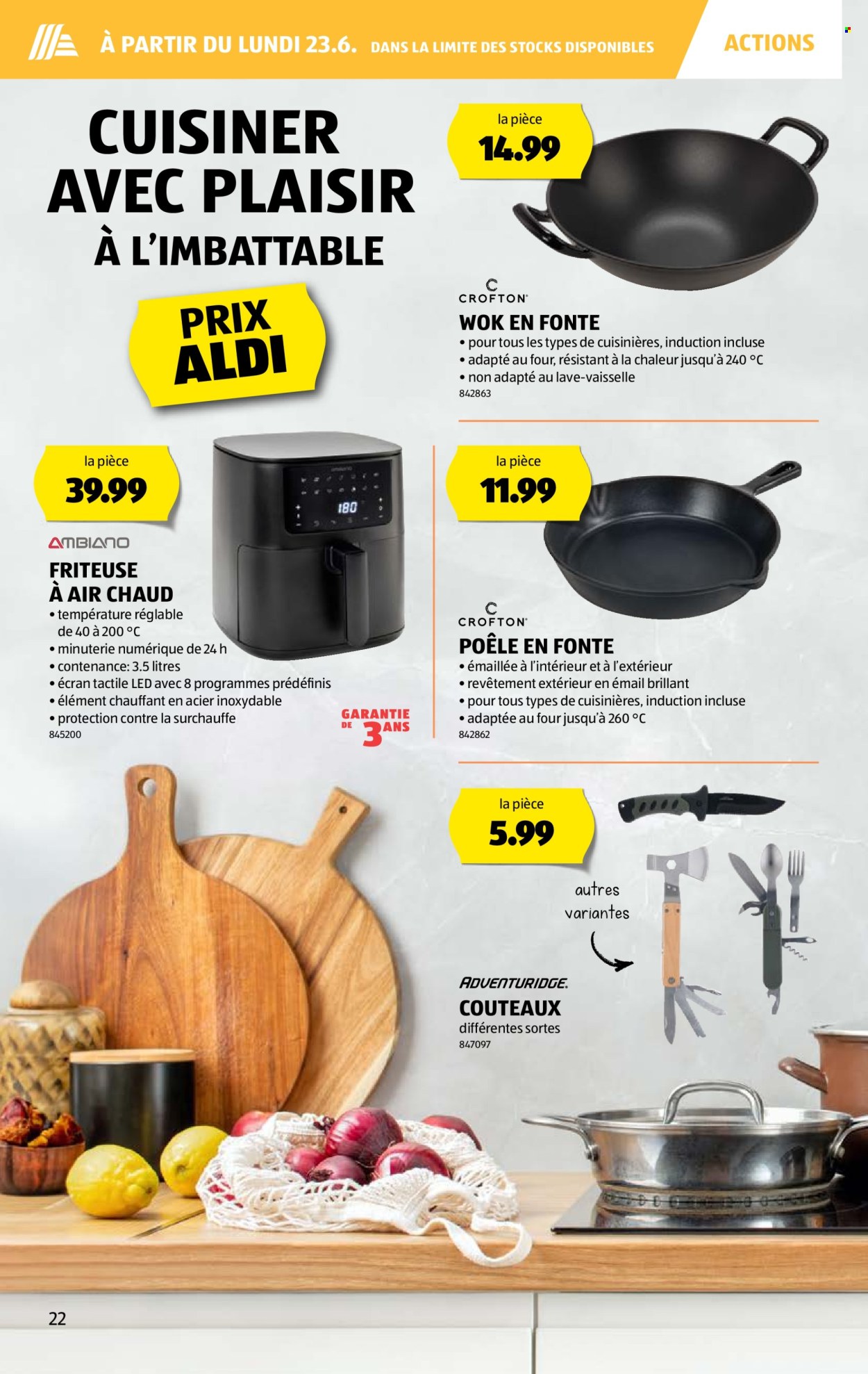 Catalogue Aldi - 19.6.2025 - 25.6.2025. Page 22. Page 22