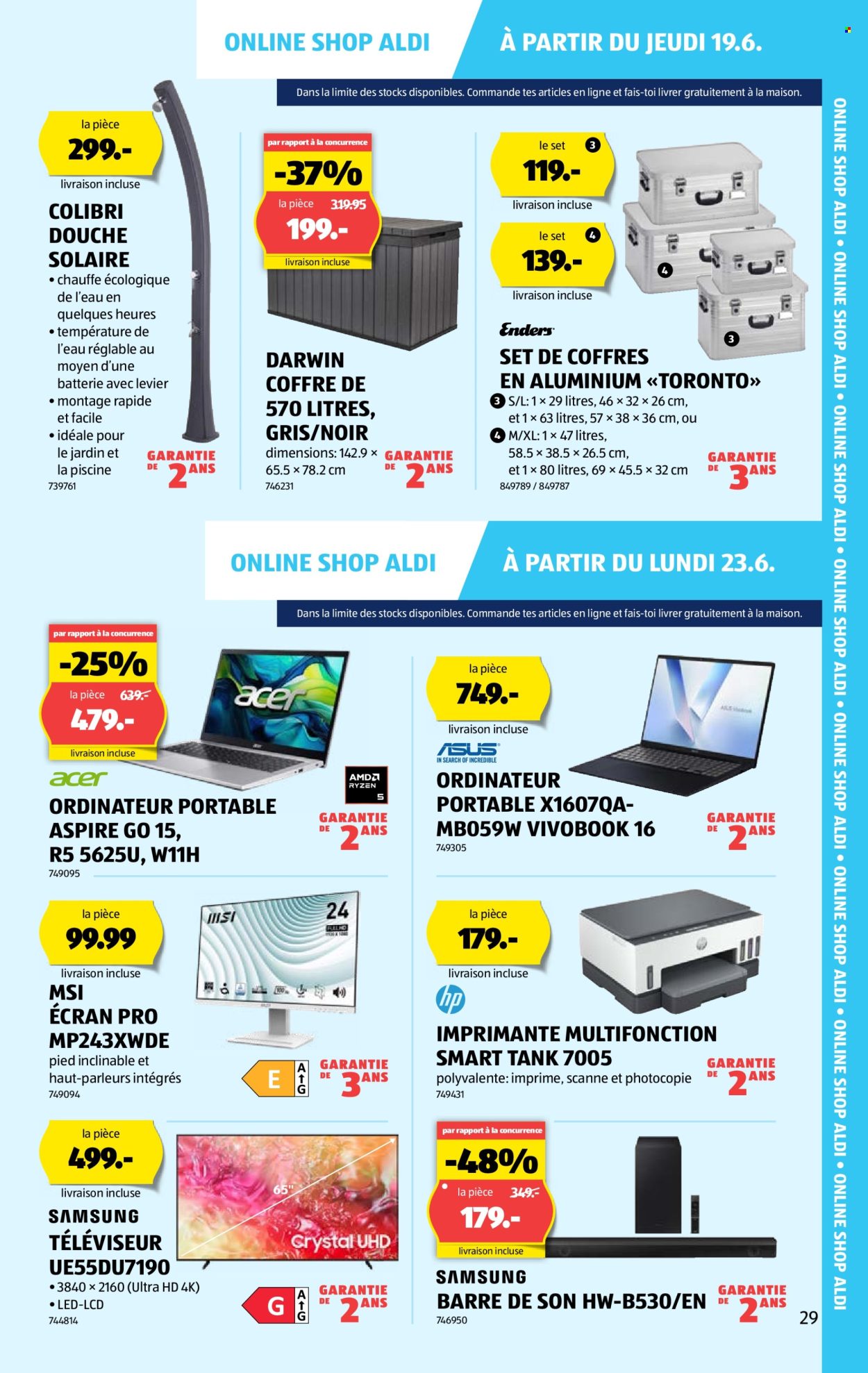 Catalogue Aldi - 19.6.2025 - 25.6.2025. Page 29. Page 29