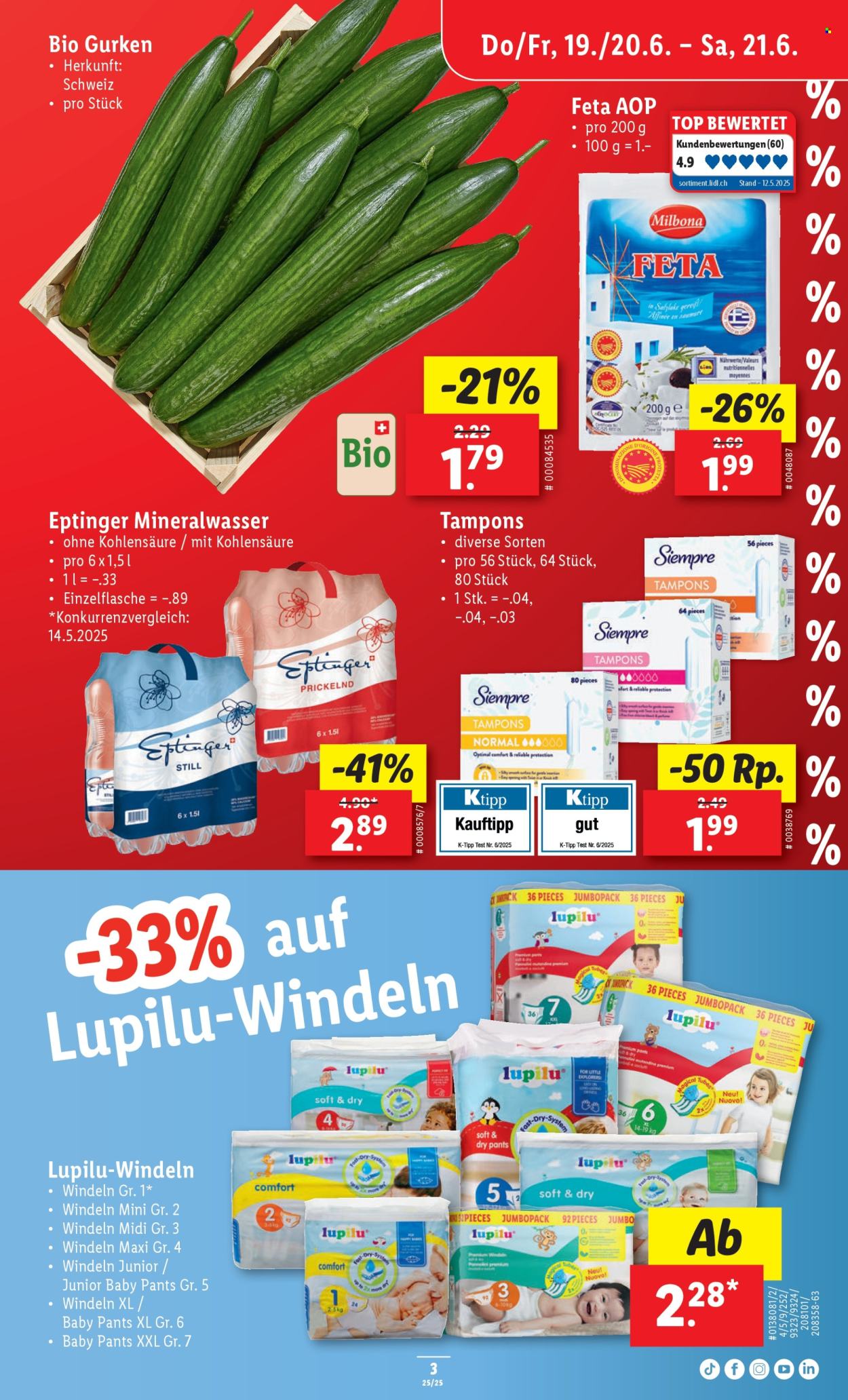 Catalogue Lidl - 19.6.2025 - 25.6.2025. Page 3. Page 3