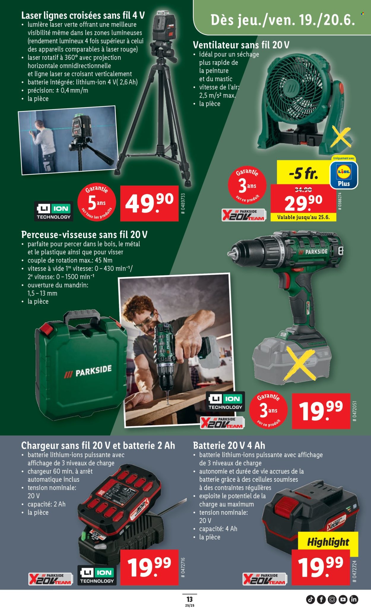Catalogue Lidl - 19.6.2025 - 25.6.2025. Page 13. Page 13
