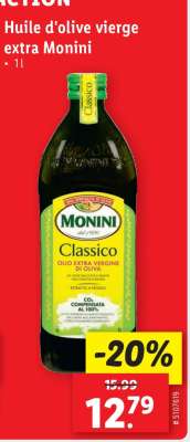 Huile d'olive vierge extra Monini