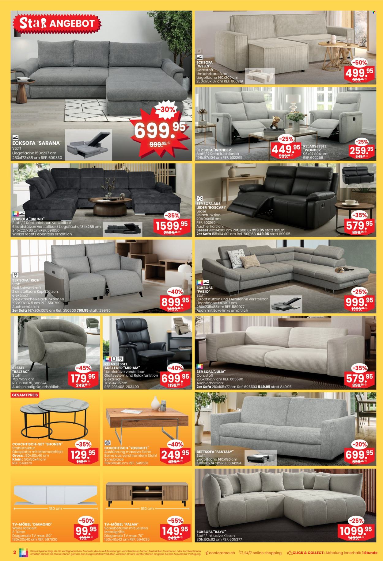 Catalogue Conforama - 18.6.2025 - 1.7.2025. Page 2. Page 2