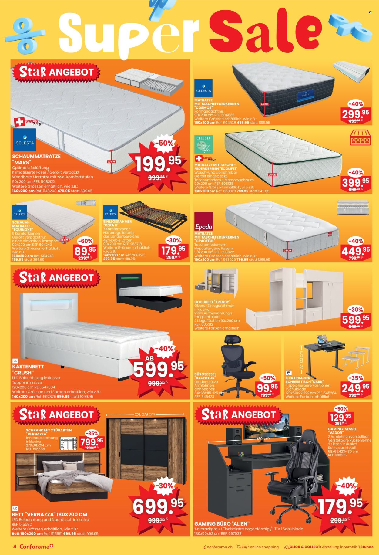 Catalogue Conforama - 18.6.2025 - 1.7.2025. Page 4. Page 4