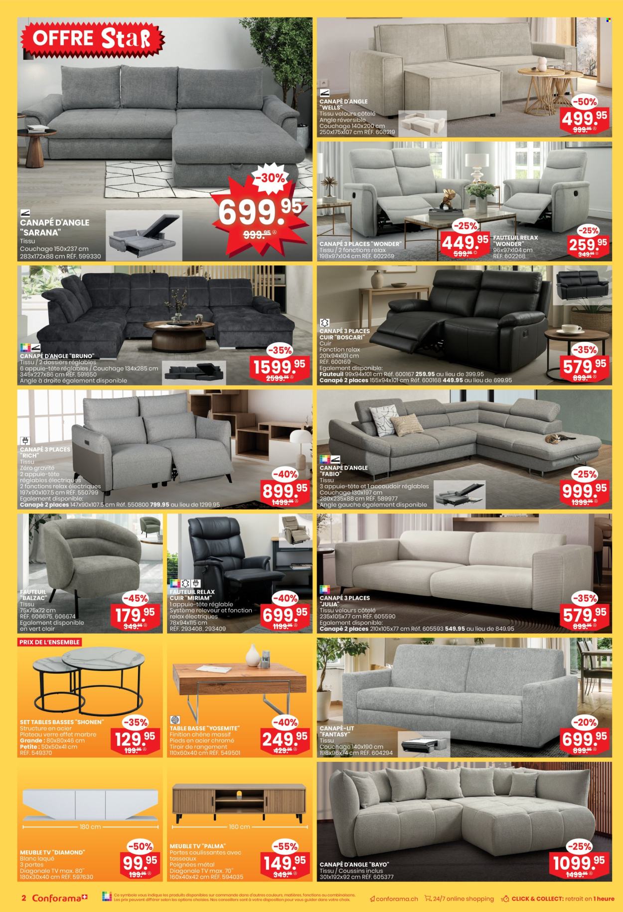 Catalogue Conforama - 18.6.2025 - 1.7.2025. Page 2. Page 2
