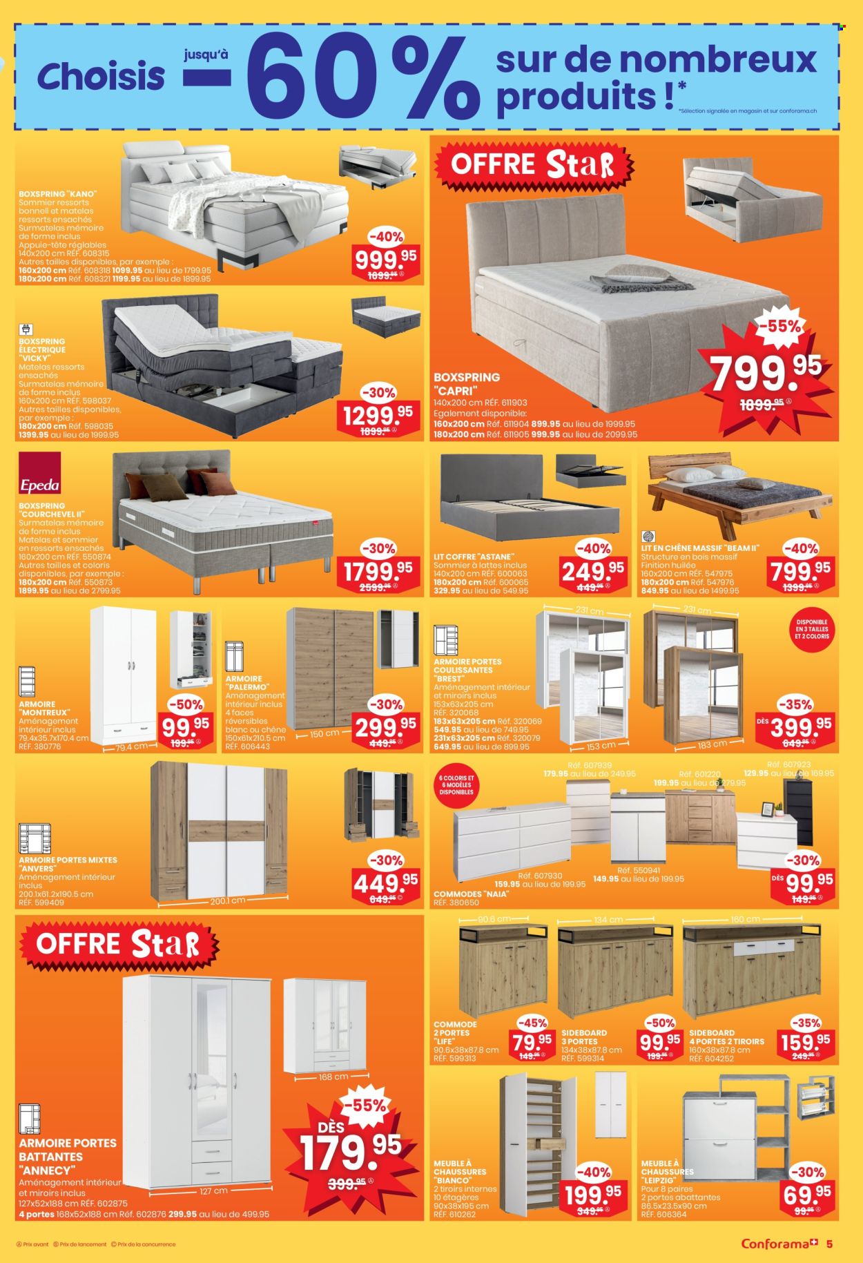 Catalogue Conforama - 18.6.2025 - 1.7.2025. Page 5. Page 5