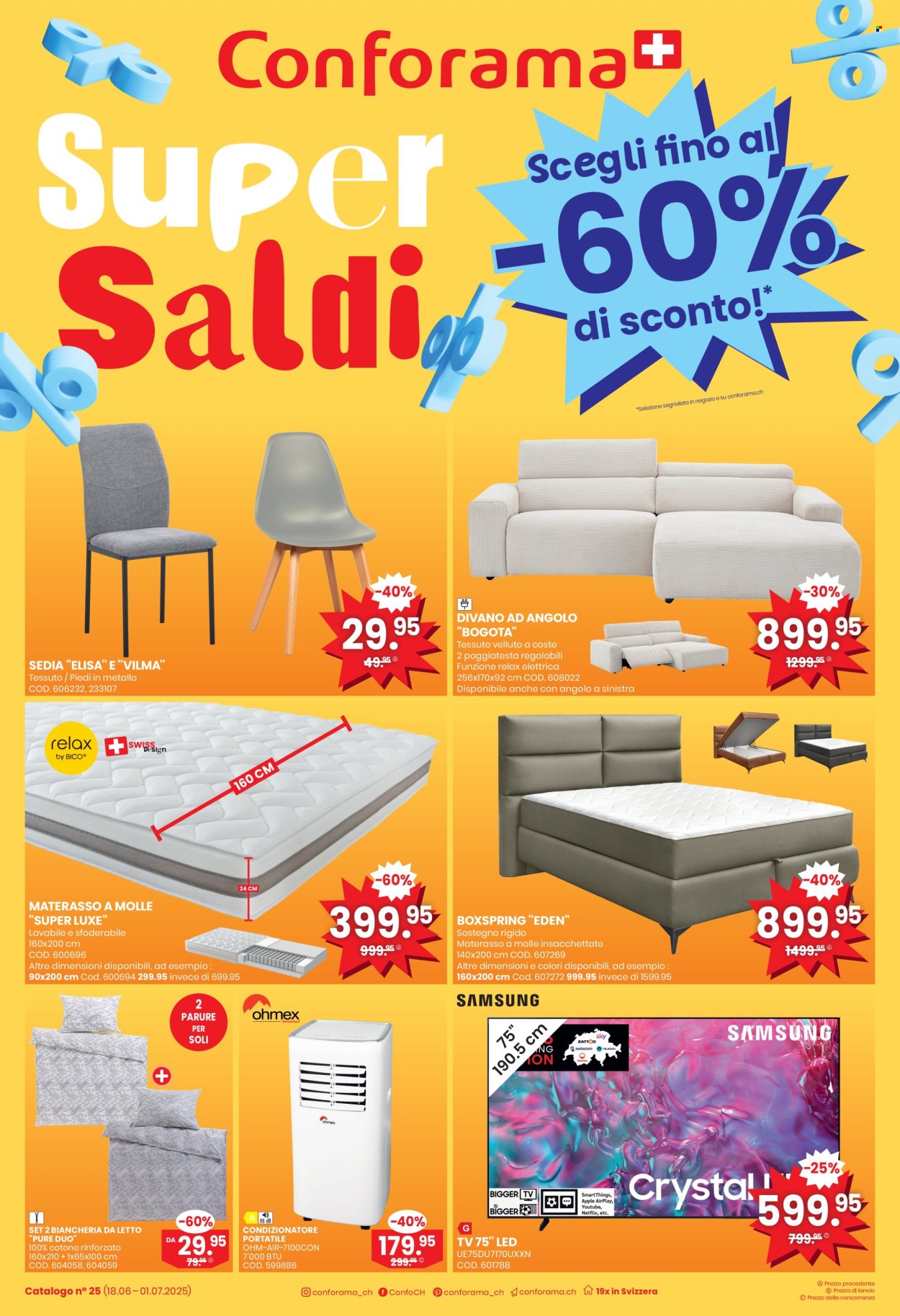 Catalogue Conforama - 18.6.2025 - 1.7.2025. Page 1. Page 1