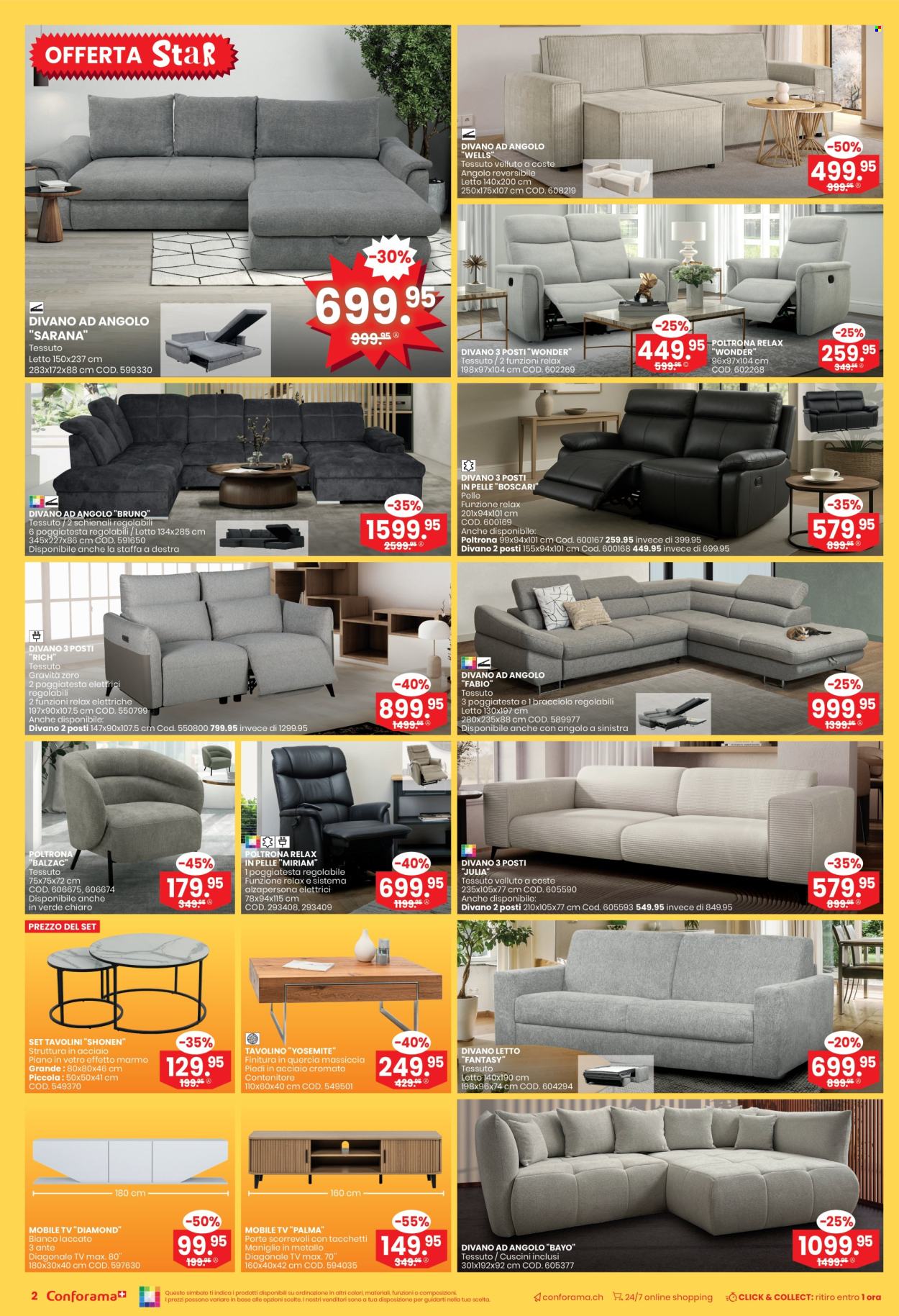 Catalogue Conforama - 18.6.2025 - 1.7.2025. Page 2. Page 2