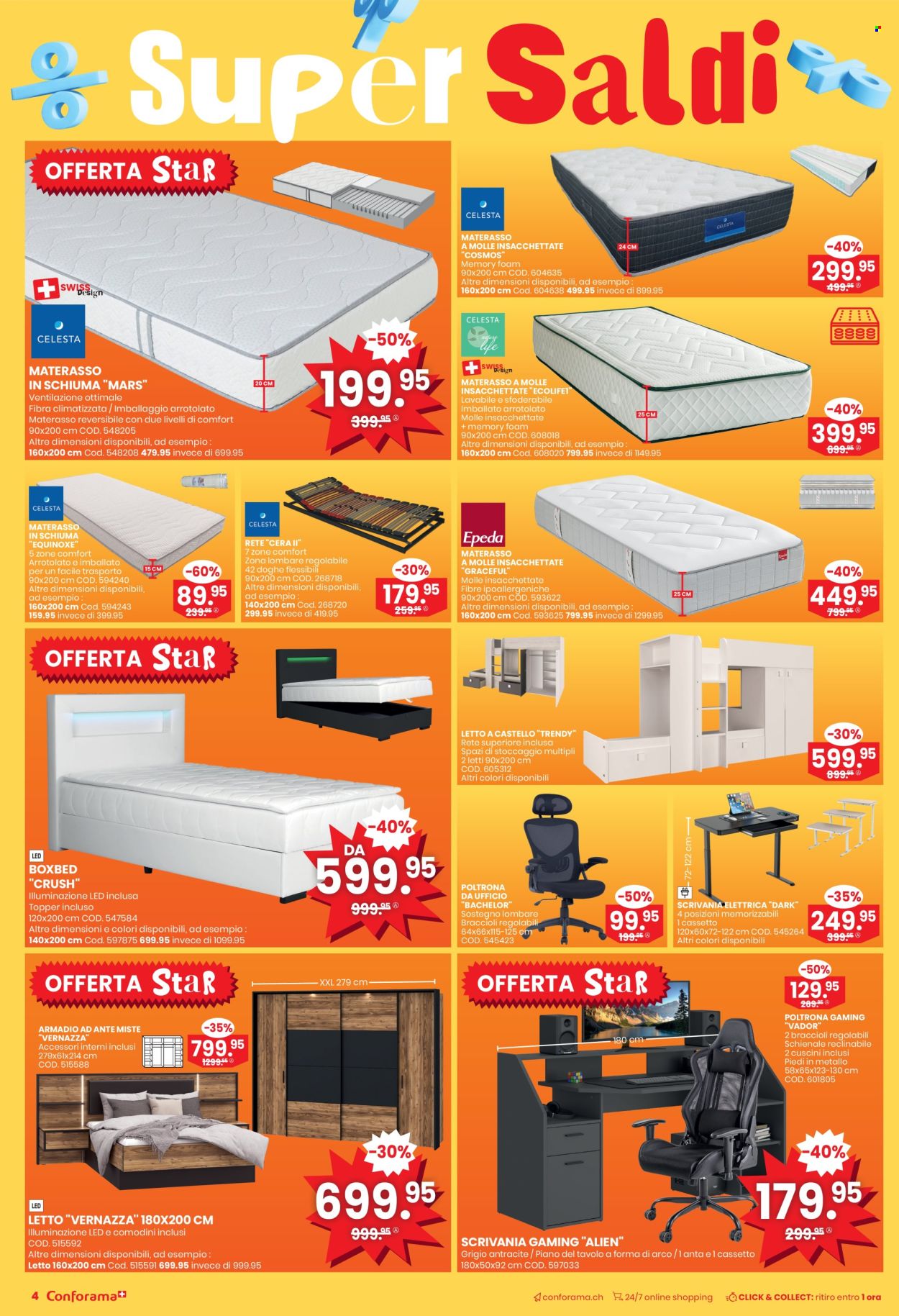 Catalogue Conforama - 18.6.2025 - 1.7.2025. Page 4. Page 4