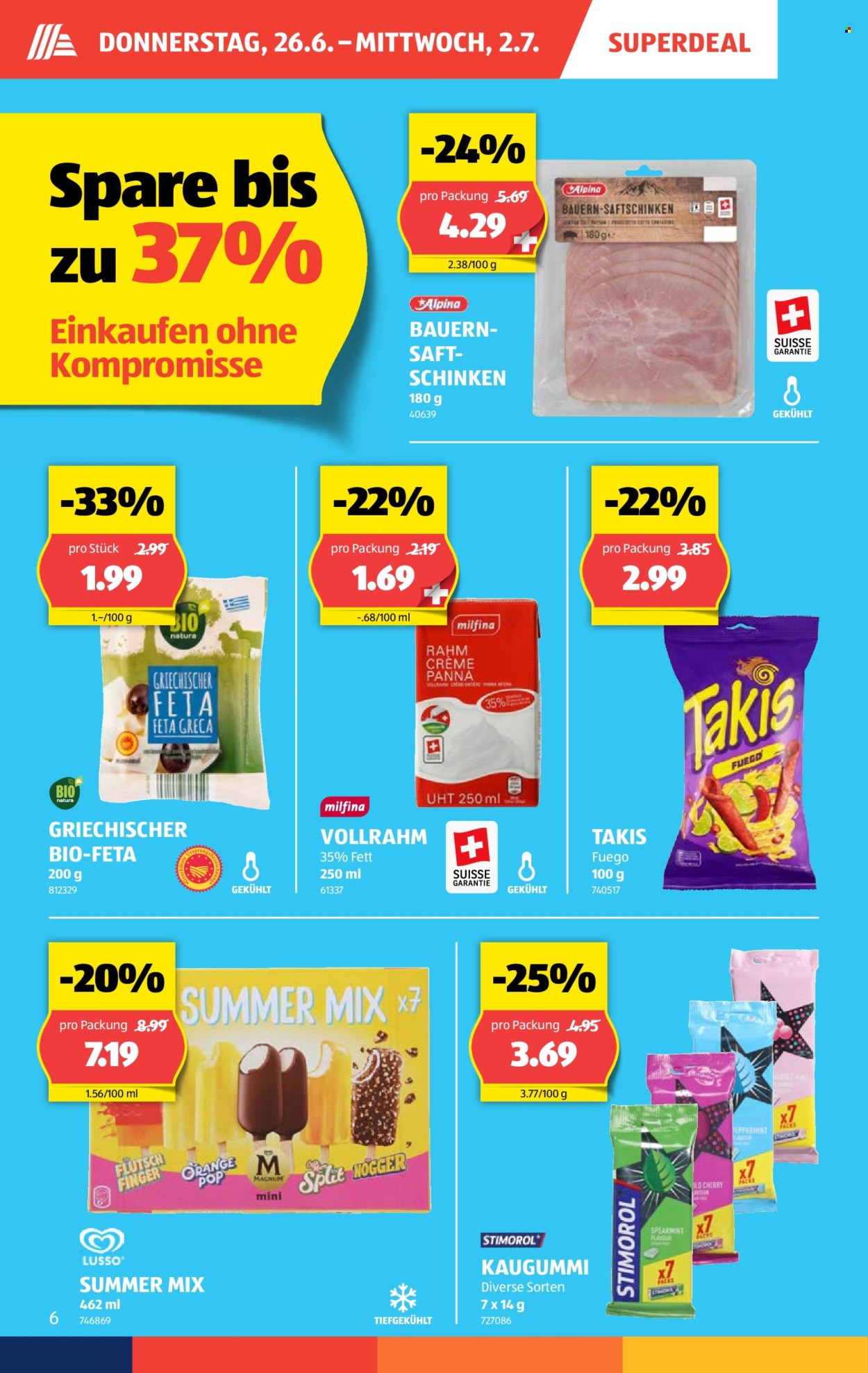 Catalogue Aldi - 26.6.2025 - 2.7.2025. Page 6. Page 6