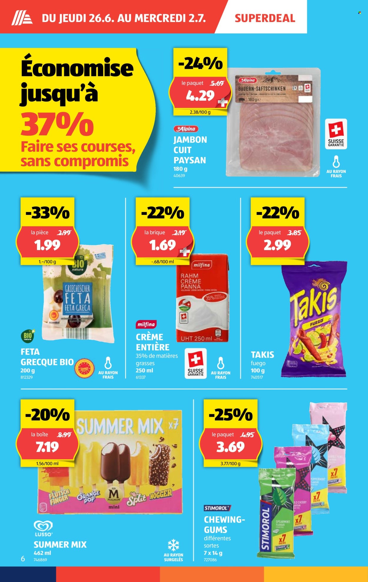 Catalogue Aldi - 26.6.2025 - 2.7.2025. Page 6. Page 6
