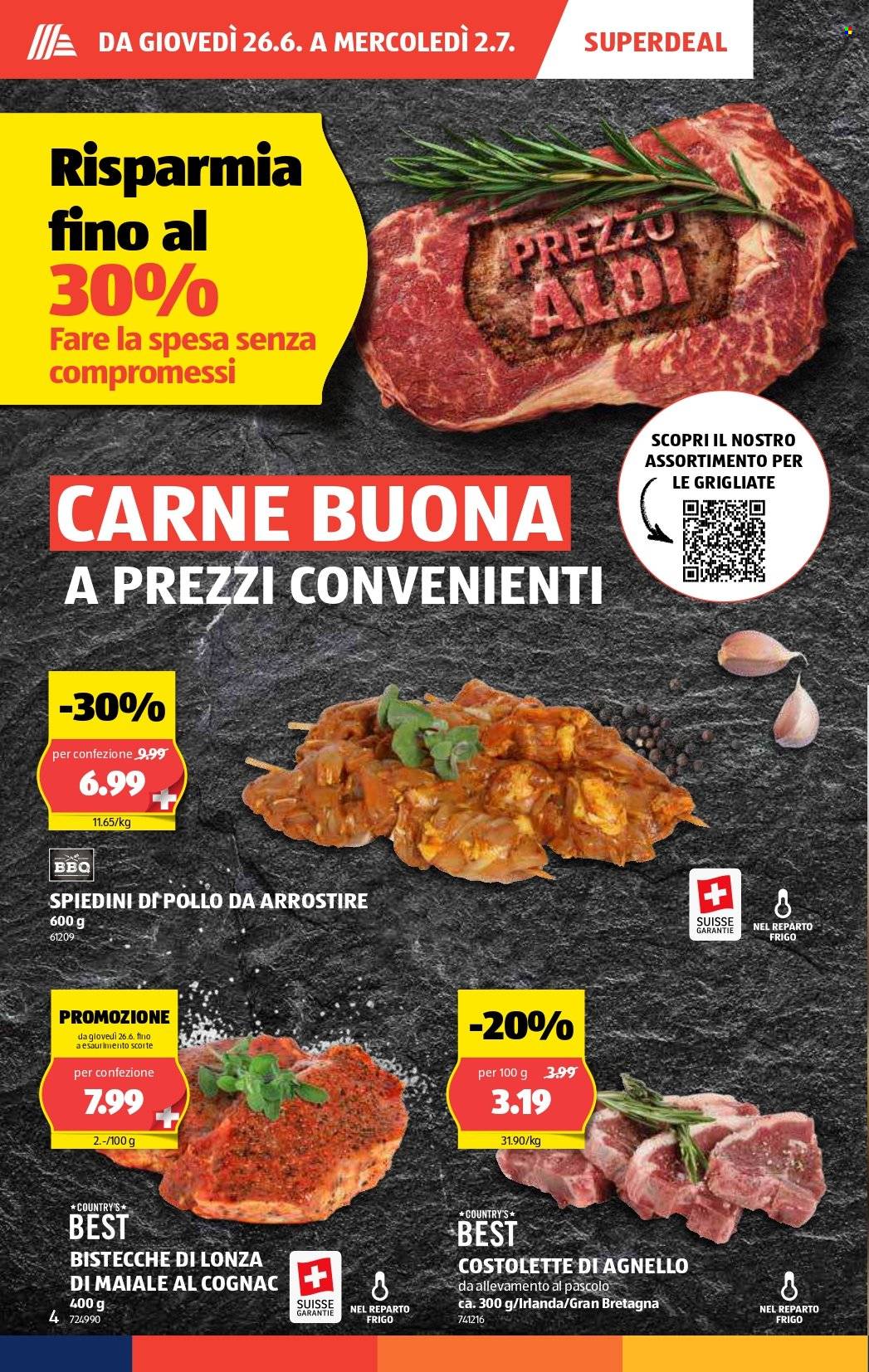 Catalogue Aldi - 26.6.2025 - 2.7.2025. Page 4. Page 4