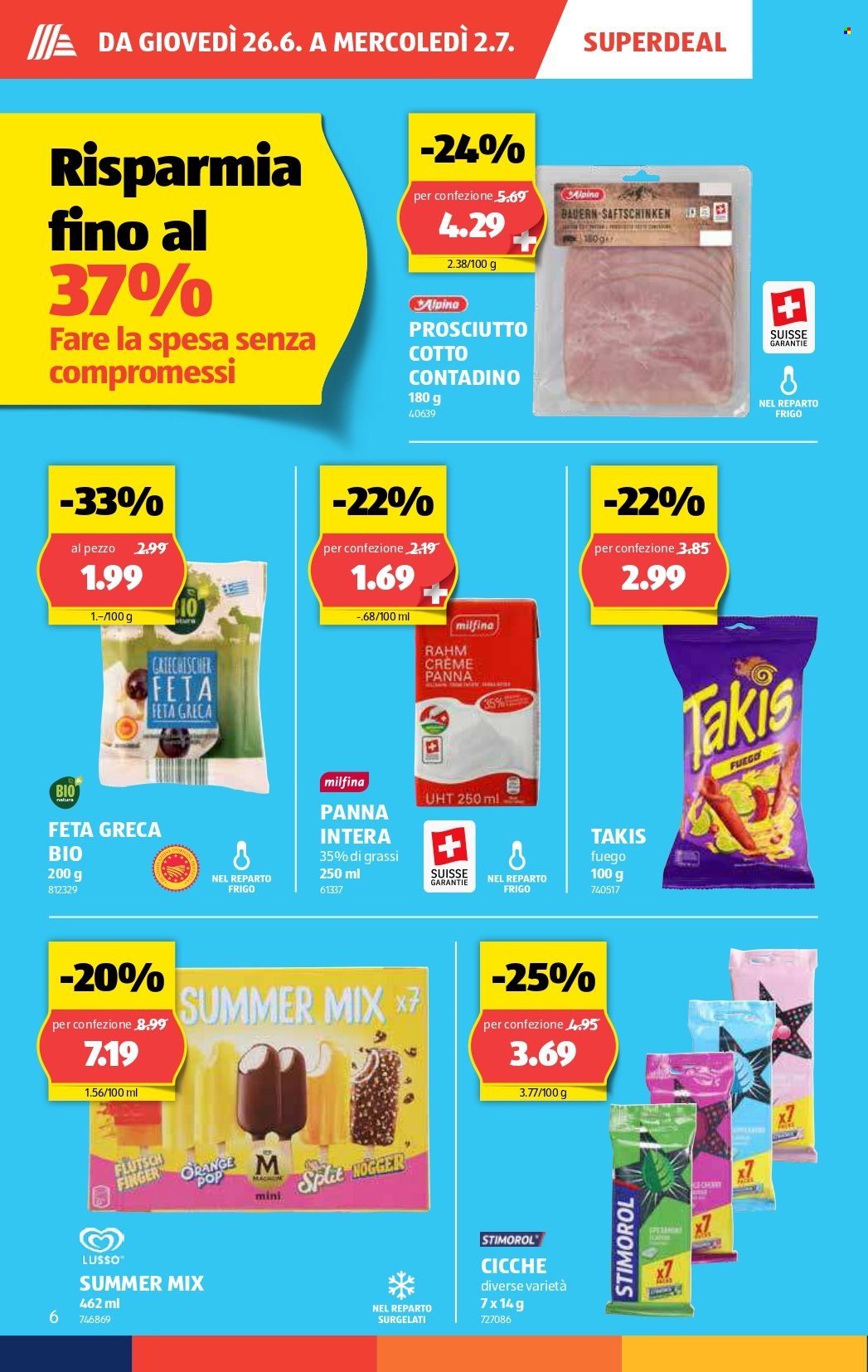 Catalogue Aldi - 26.6.2025 - 2.7.2025. Page 6. Page 6