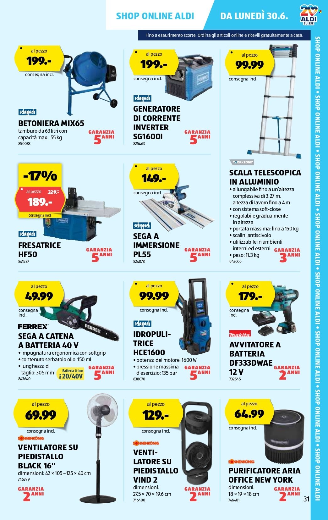 Catalogue Aldi - 26.6.2025 - 2.7.2025. Page 31. Page 31