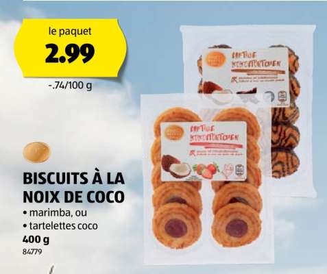BISCUITS À LA NOIX DE COCO