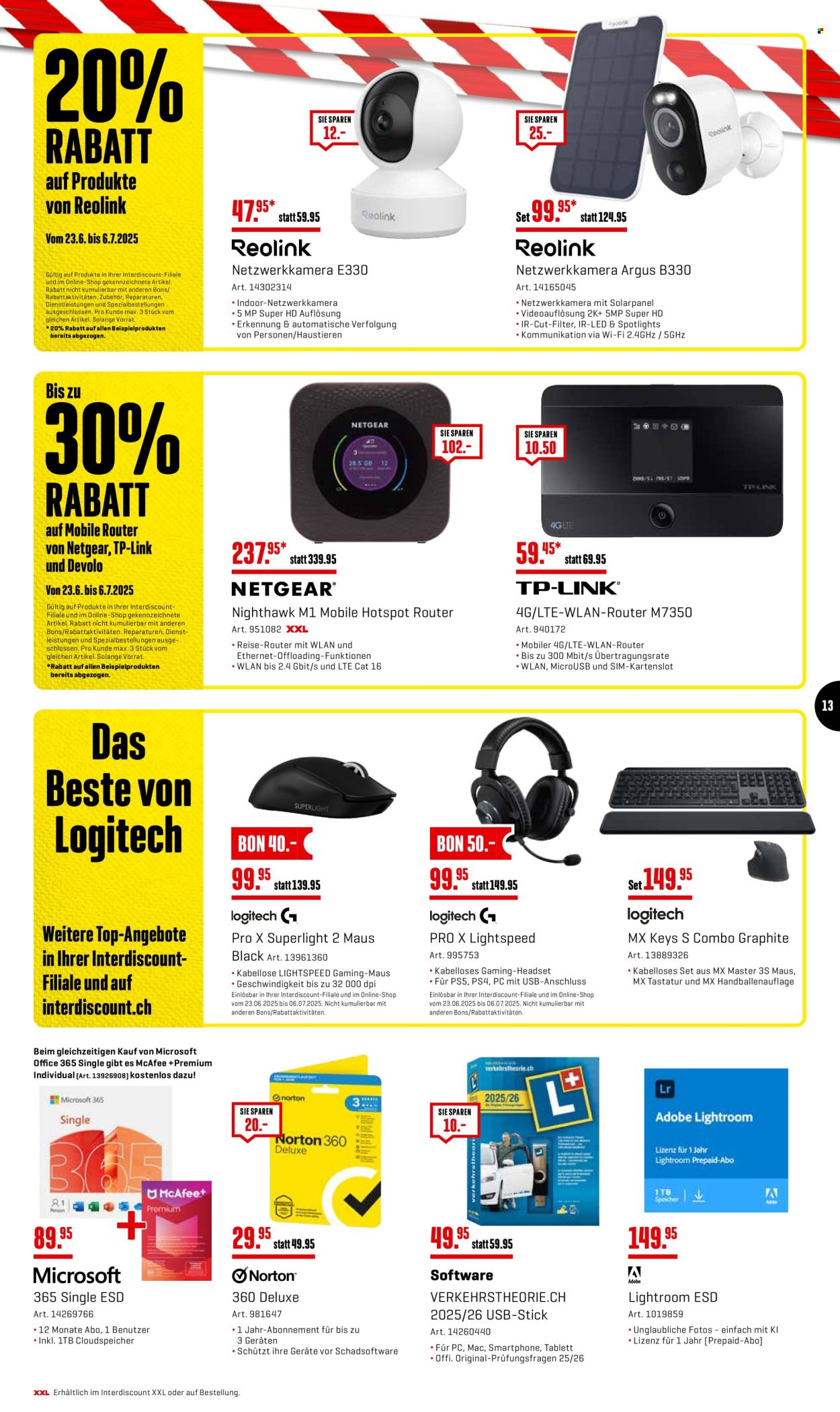 Catalogue Interdiscount - 23.6.2025 - 6.7.2025. Page 13. Page 13