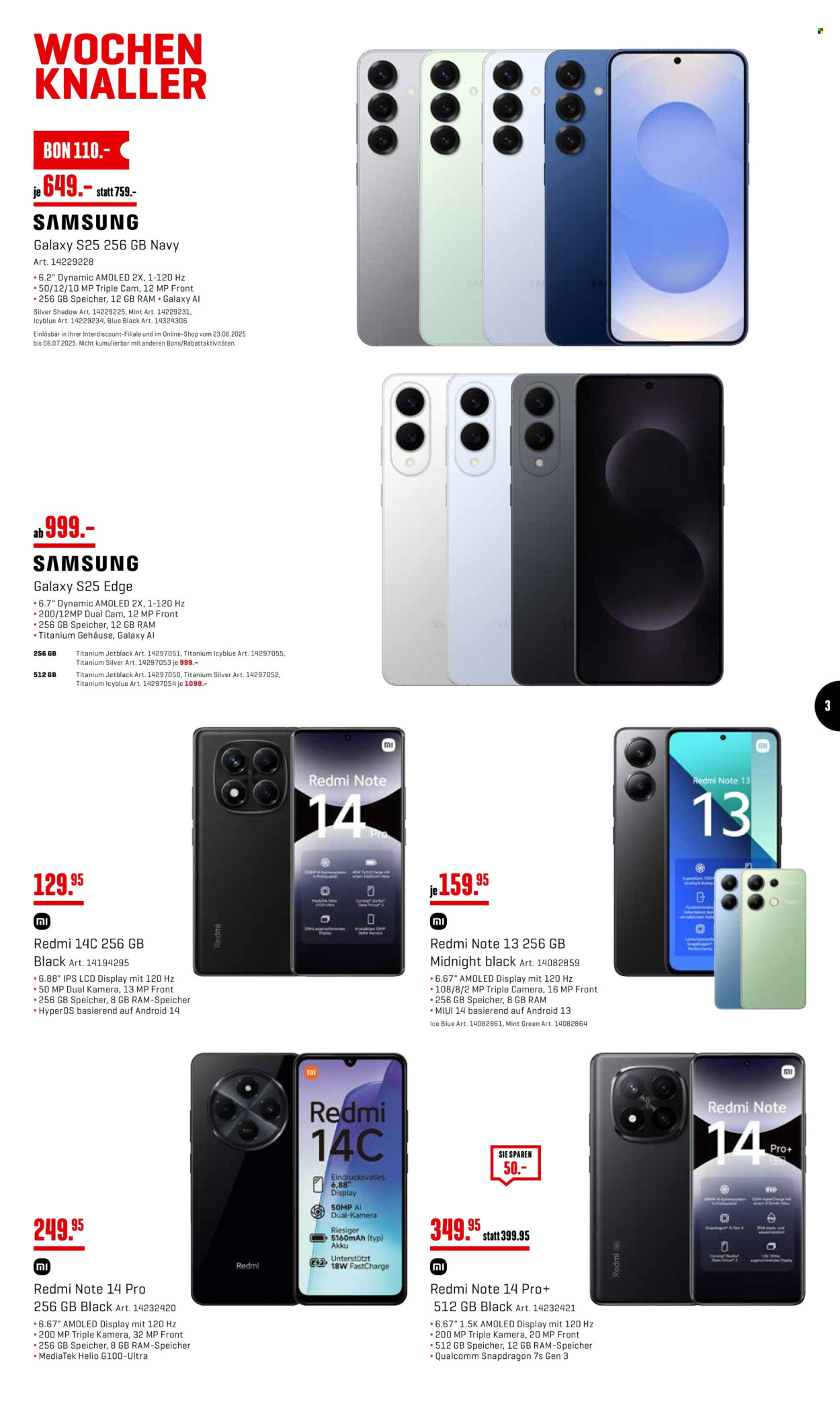 Catalogue Interdiscount - 23.6.2025 - 6.7.2025. Page 3. Page 3