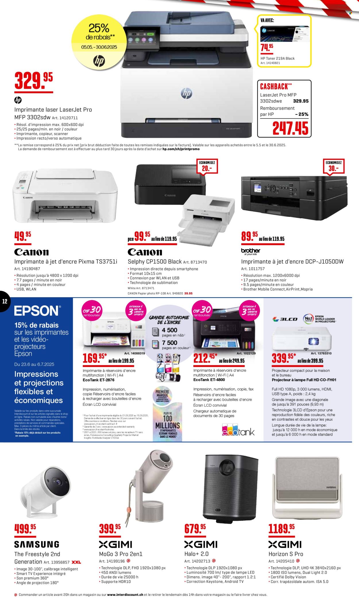 Catalogue Interdiscount - 23.6.2025 - 6.7.2025. Page 12. Page 12