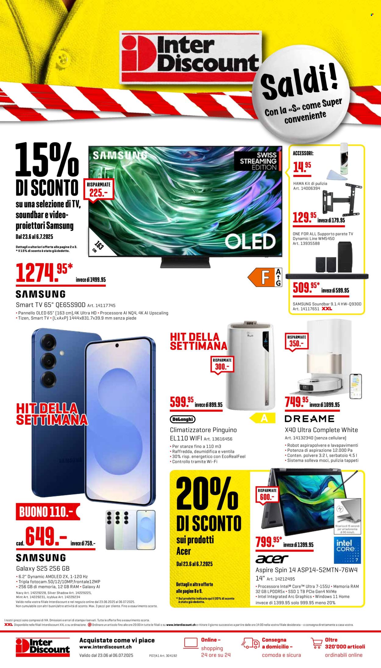 Catalogue Interdiscount - 23.6.2025 - 6.7.2025. Page 1. Page 1