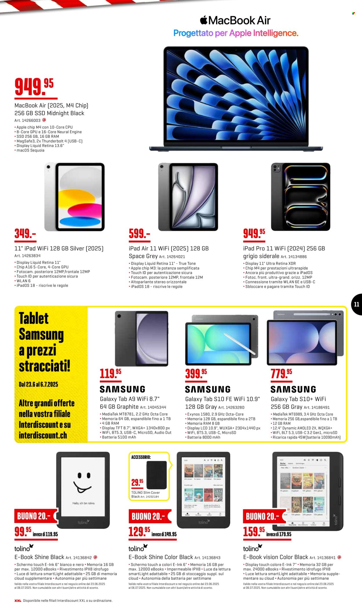 Catalogue Interdiscount - 23.6.2025 - 6.7.2025. Page 11. Page 11