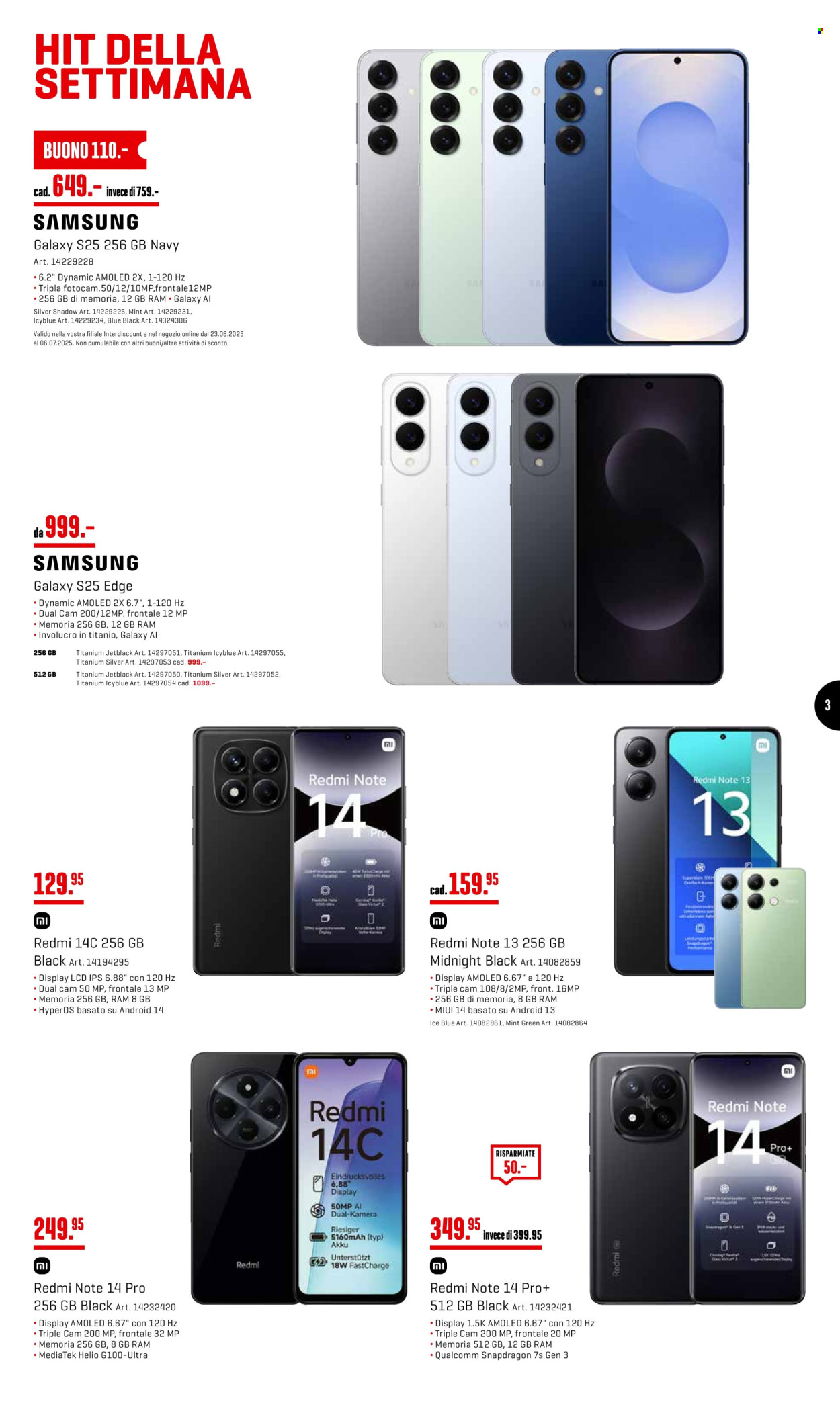 Catalogue Interdiscount - 23.6.2025 - 6.7.2025. Page 3. Page 3