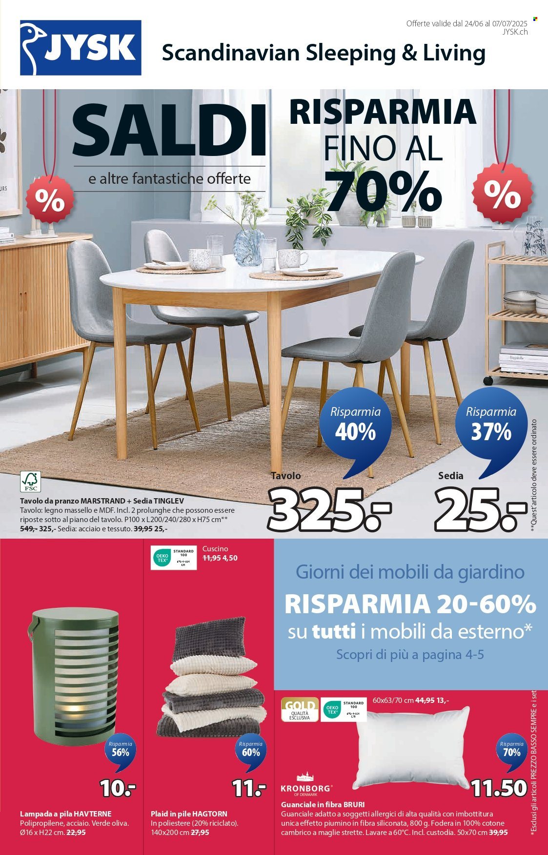 Catalogue JYSK - 24.6.2025 - 7.7.2025. Page 1. Page 1