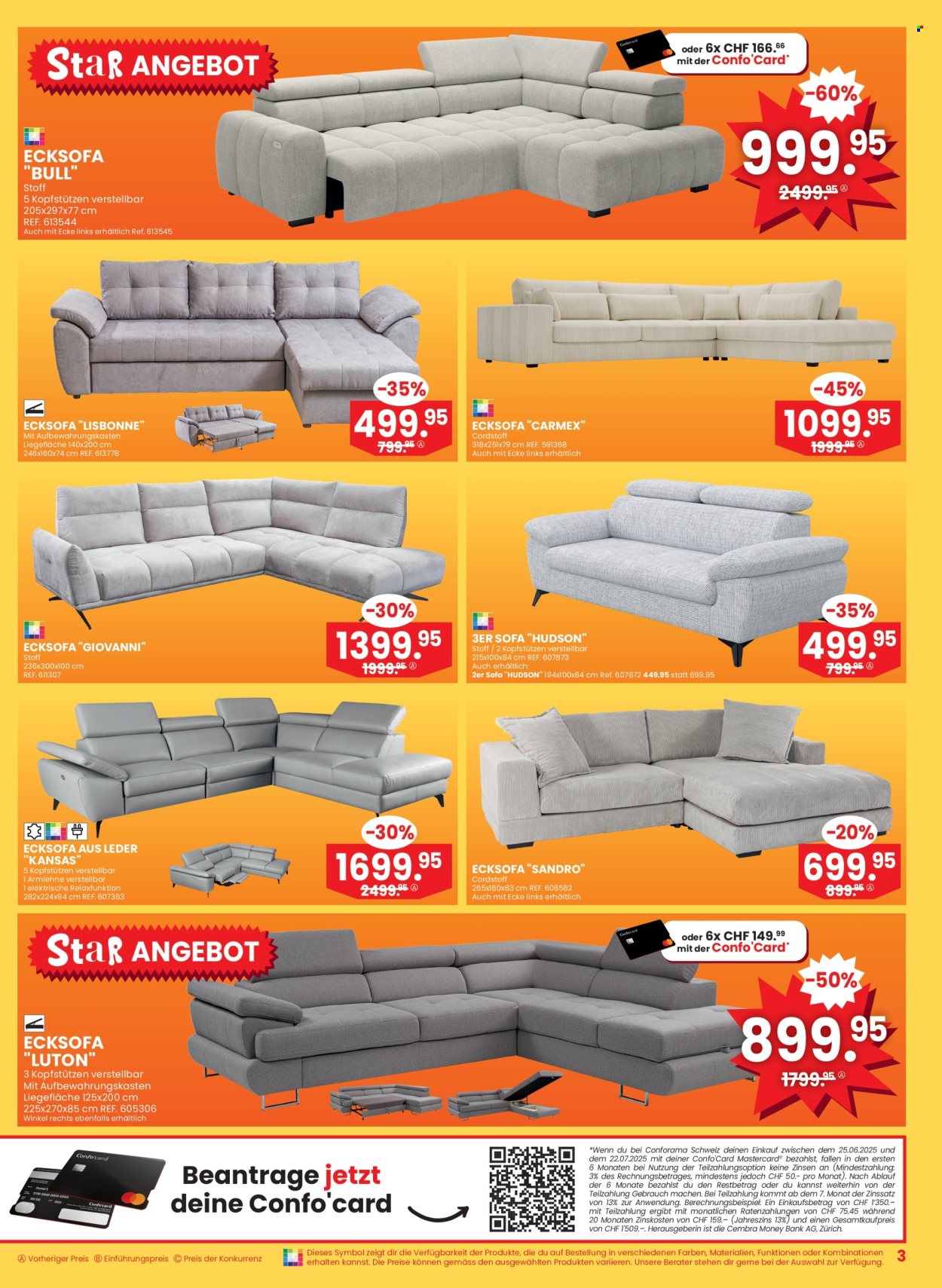 Catalogue Conforama - 25.6.2025 - 8.7.2025. Page 3. Page 3
