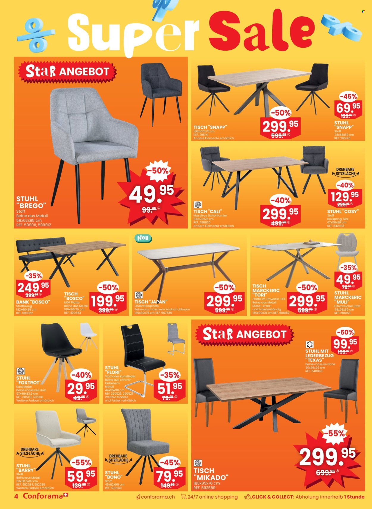 Catalogue Conforama - 25.6.2025 - 8.7.2025. Page 4. Page 4