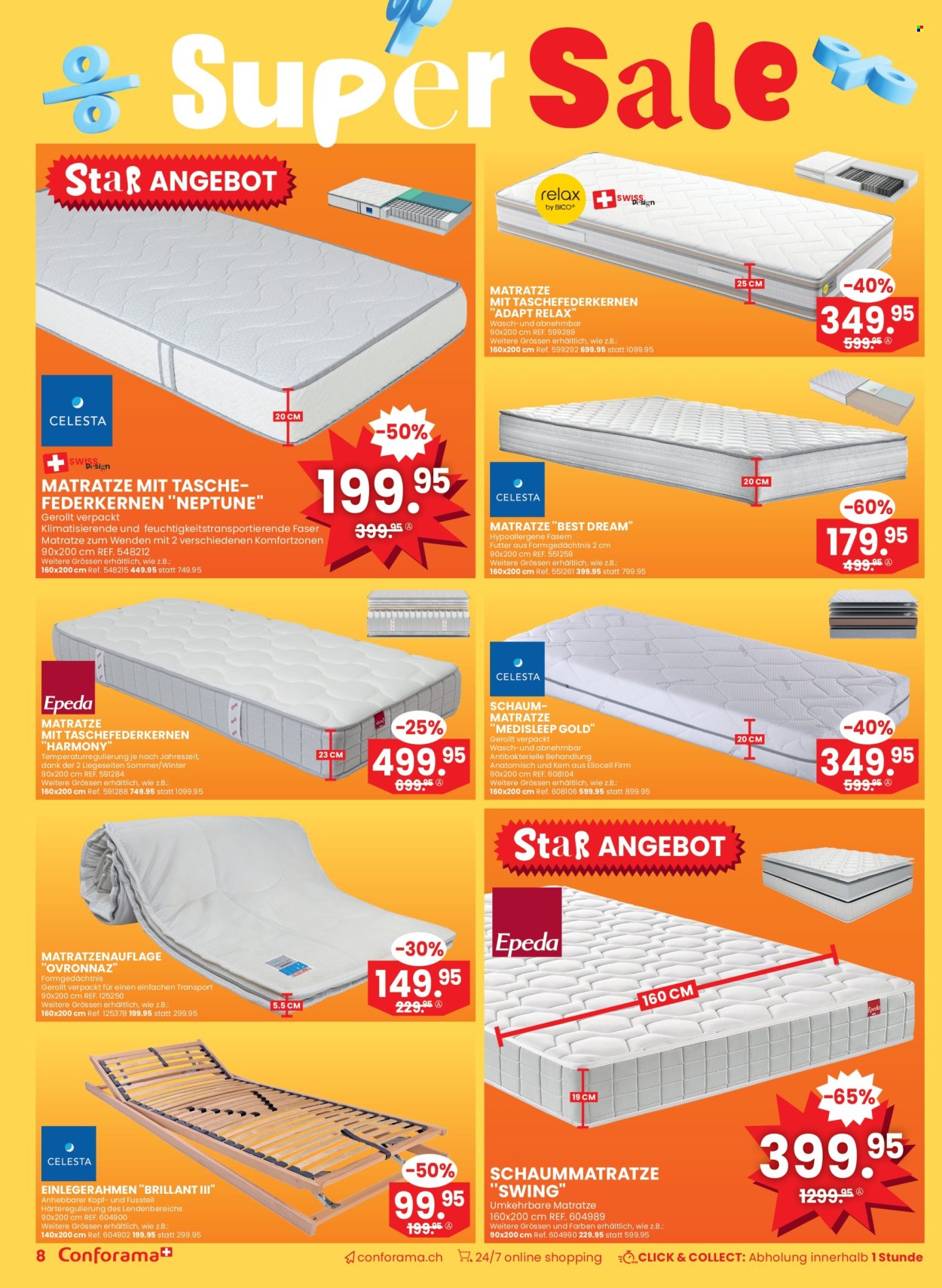 Catalogue Conforama - 25.6.2025 - 8.7.2025. Page 8. Page 8