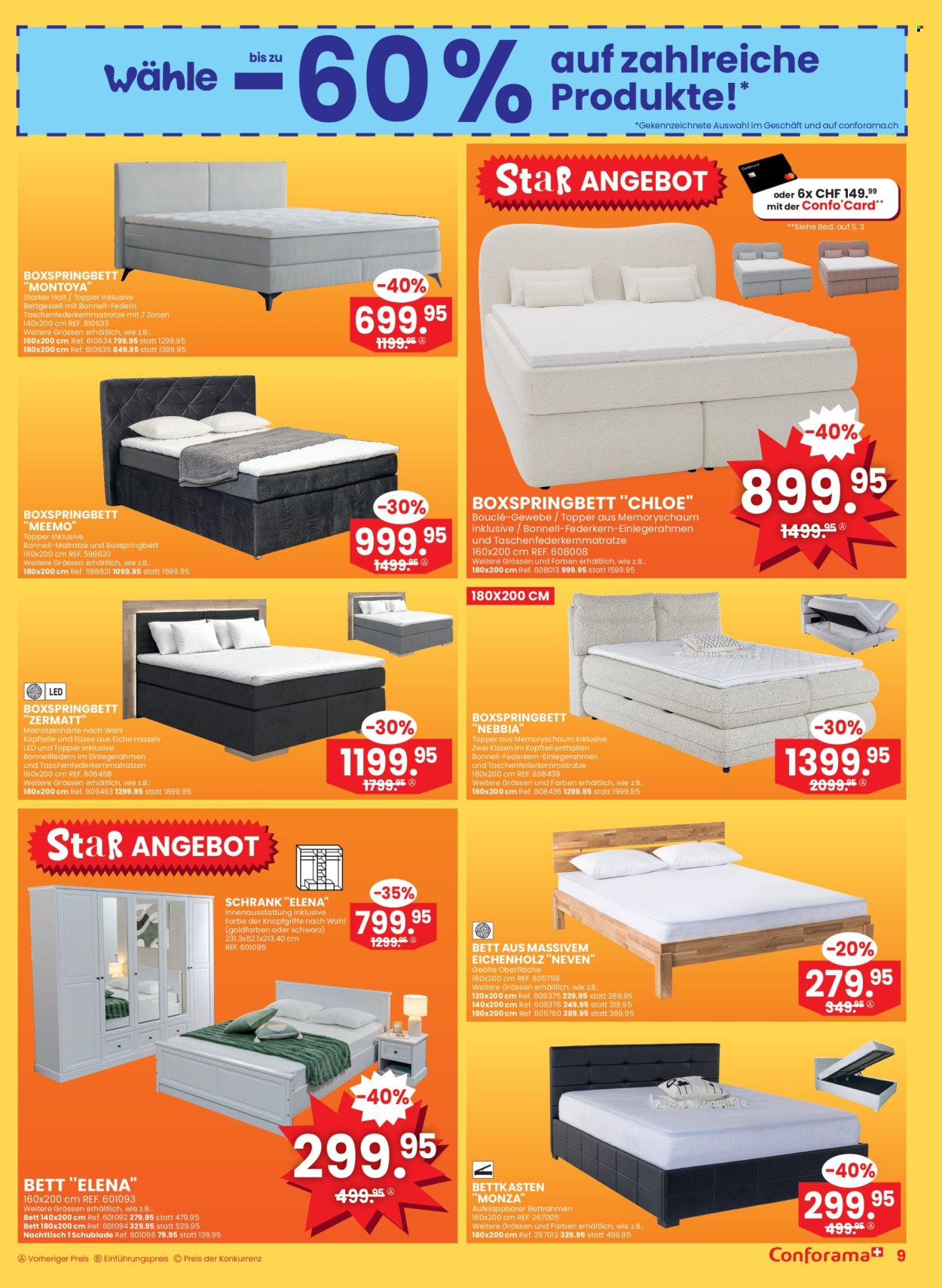 Catalogue Conforama - 25.6.2025 - 8.7.2025. Page 9. Page 9