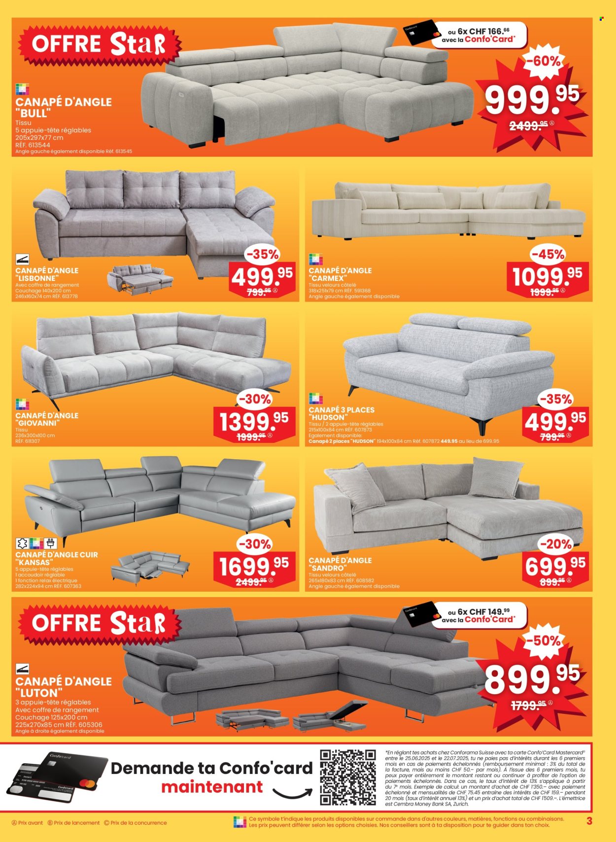 Catalogue Conforama - 25.6.2025 - 8.7.2025. Page 3. Page 3