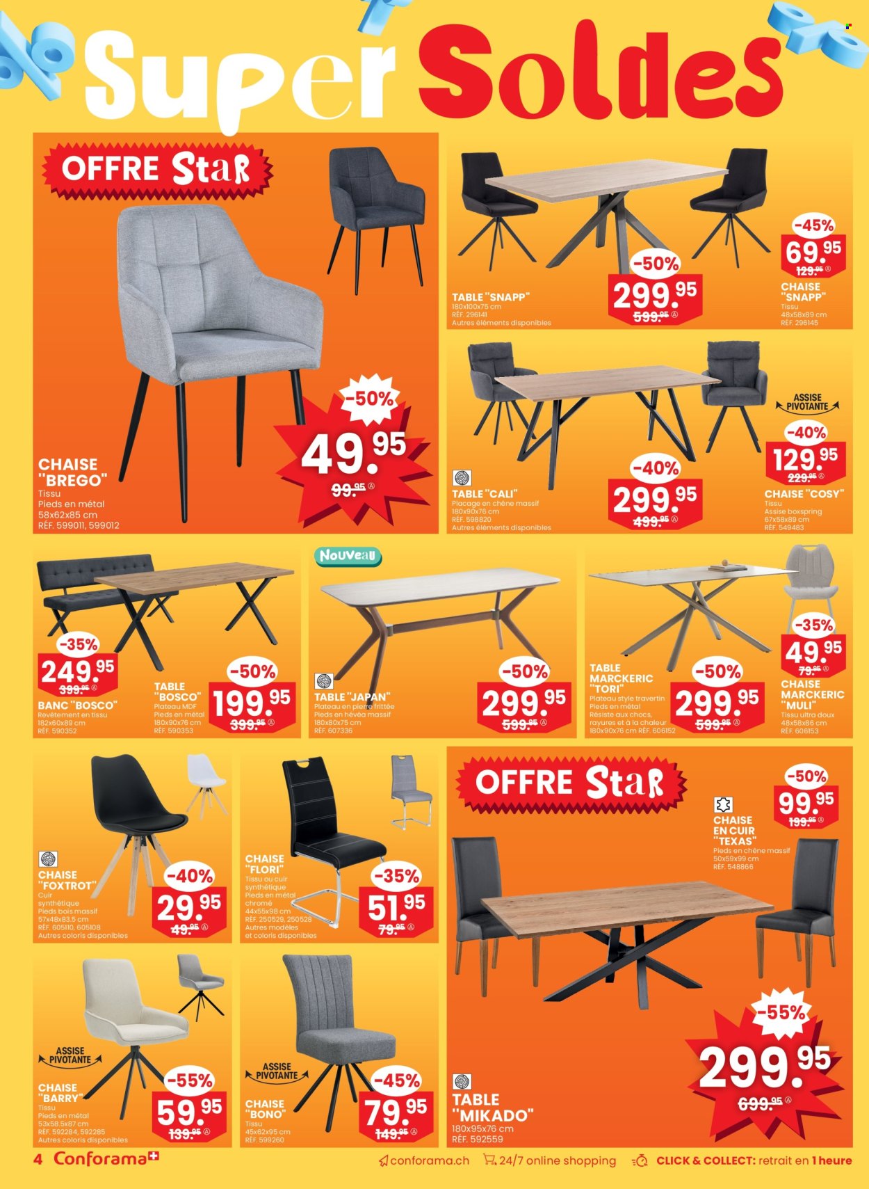 Catalogue Conforama - 25.6.2025 - 8.7.2025. Page 4. Page 4