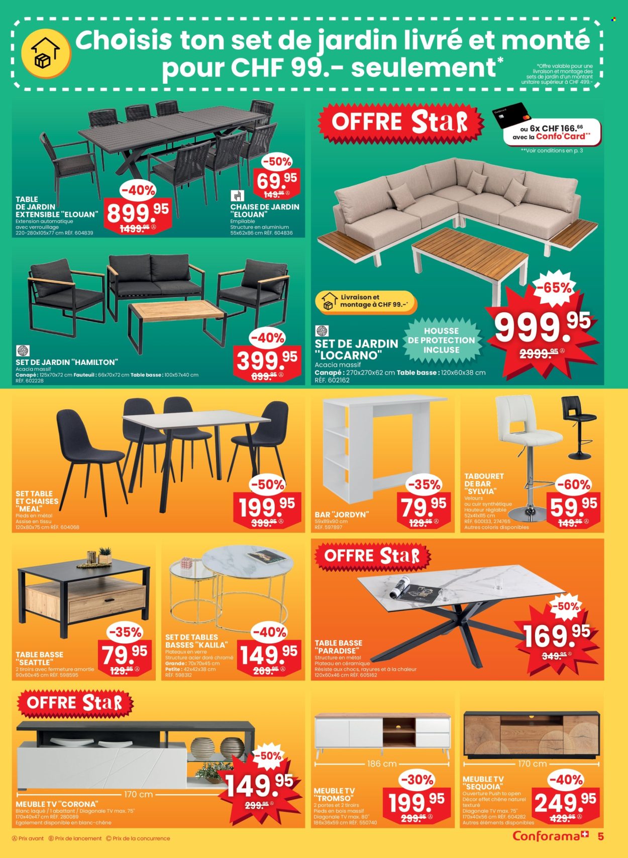 Catalogue Conforama - 25.6.2025 - 8.7.2025. Page 5. Page 5