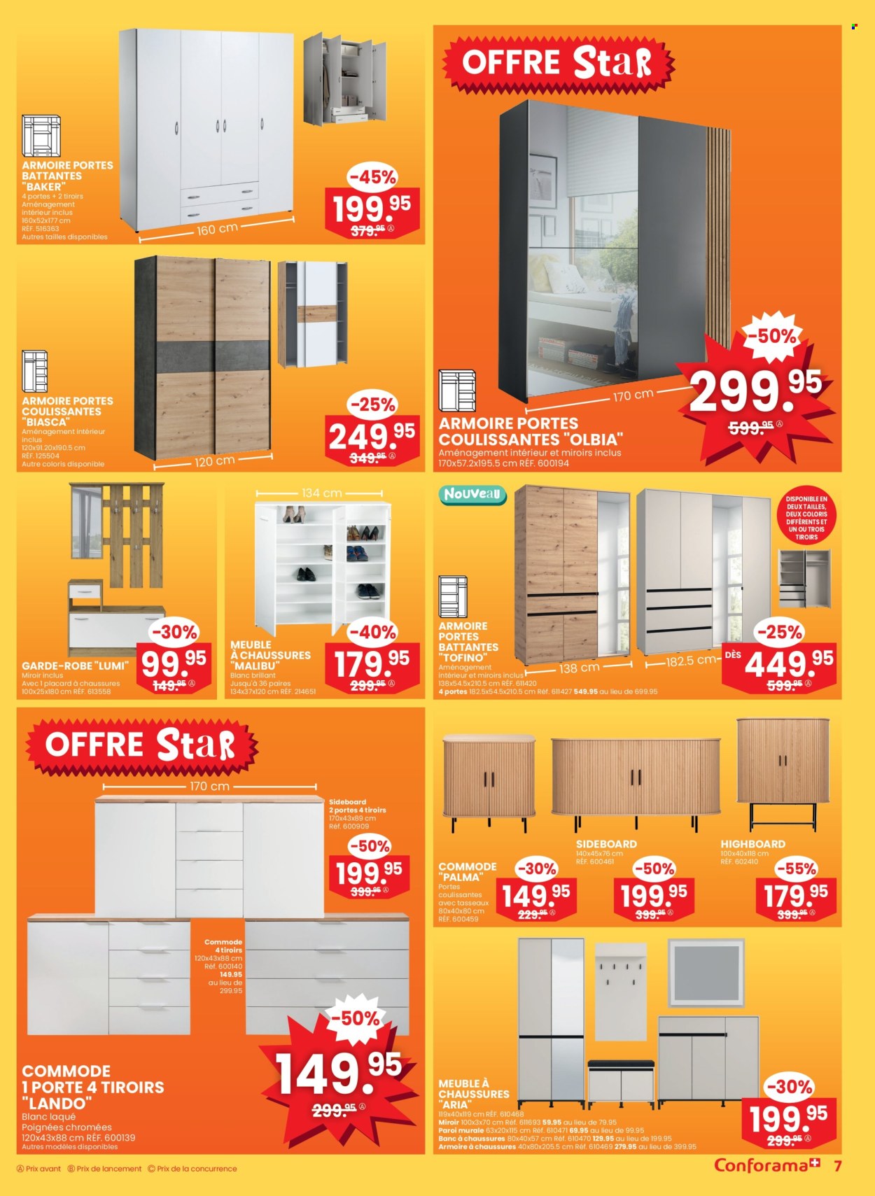 Catalogue Conforama - 25.6.2025 - 8.7.2025. Page 7. Page 7