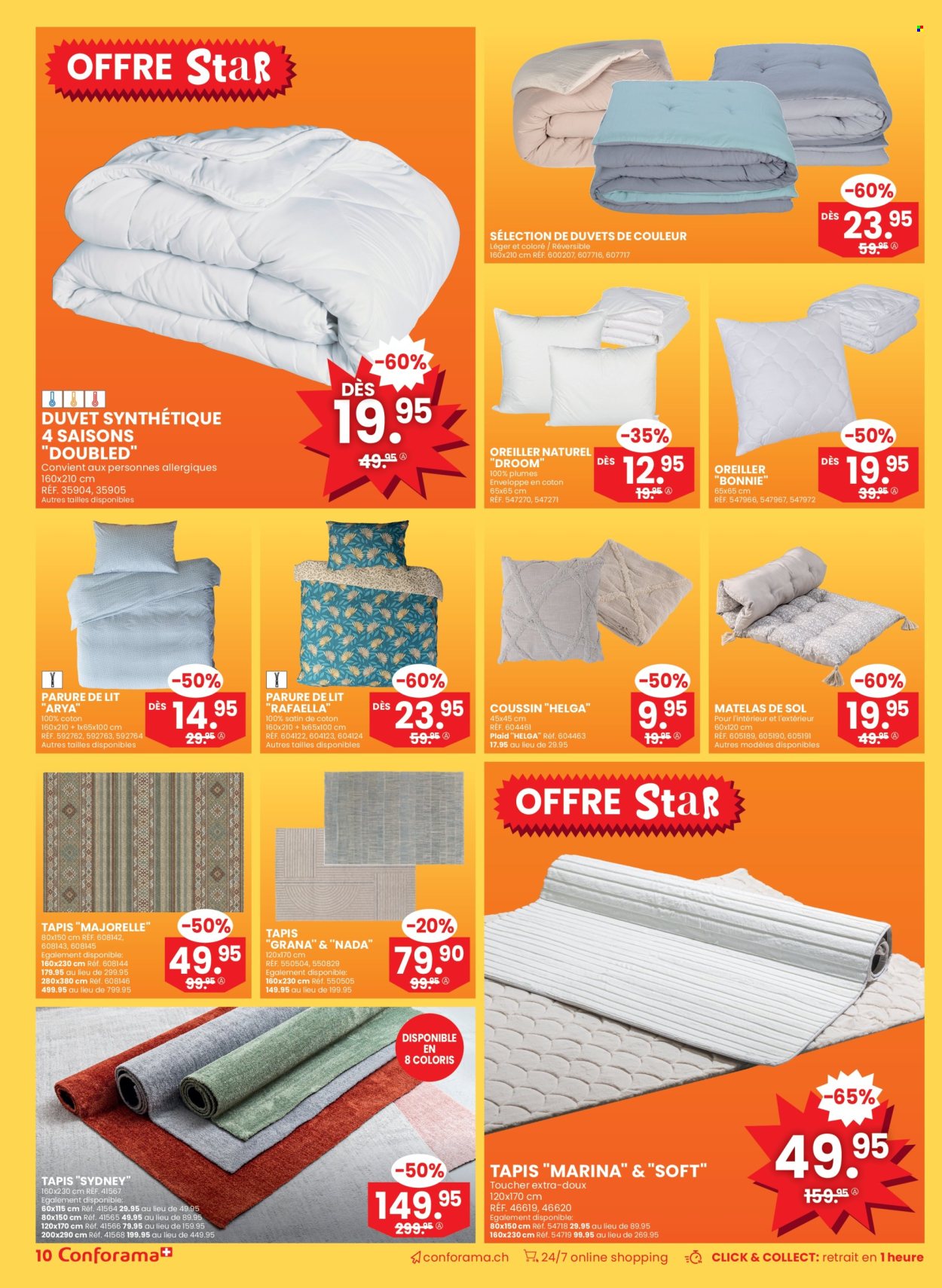 Catalogue Conforama - 25.6.2025 - 8.7.2025. Page 10. Page 10