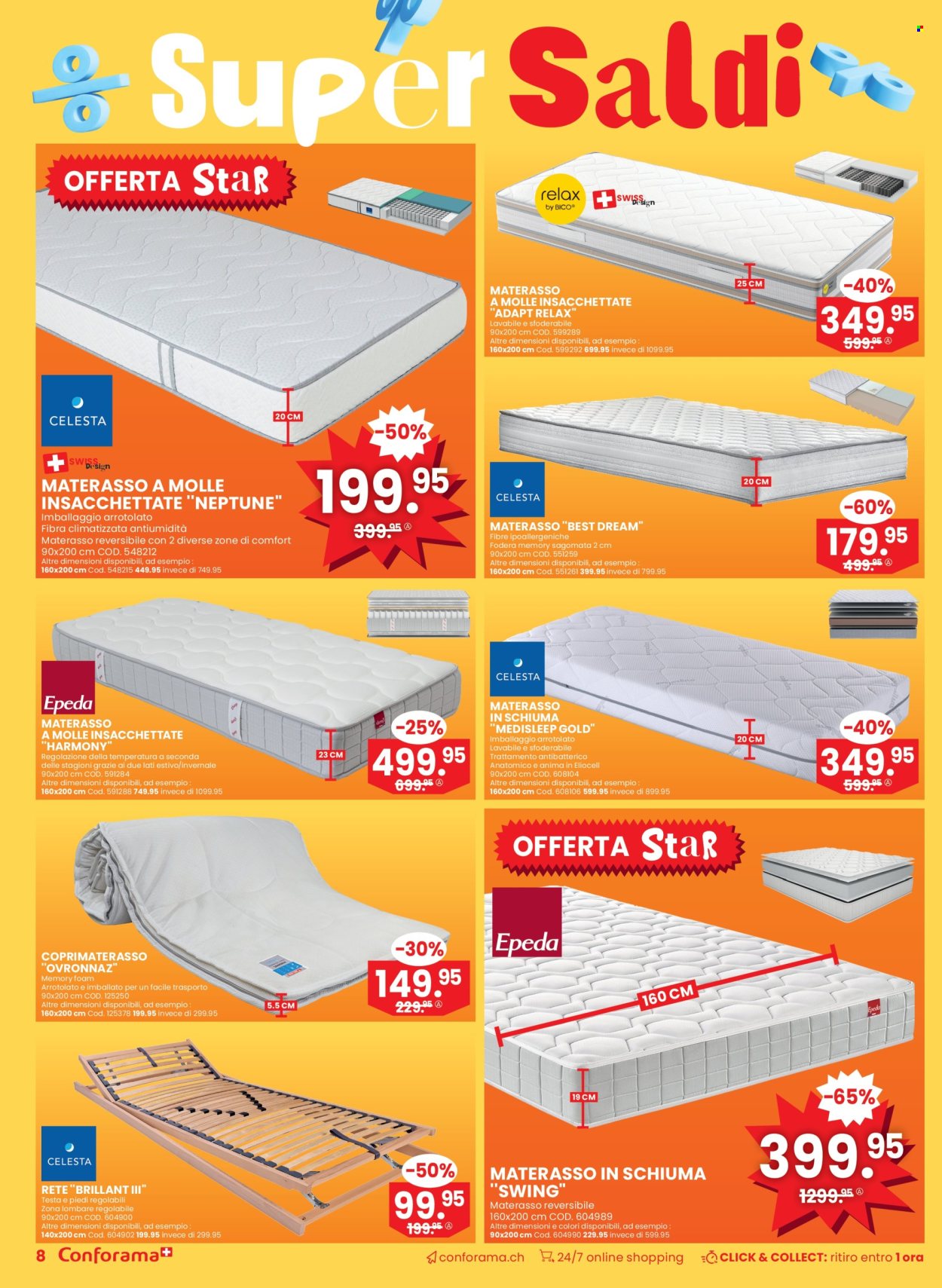 Catalogue Conforama - 25.6.2025 - 8.7.2025. Page 8. Page 8