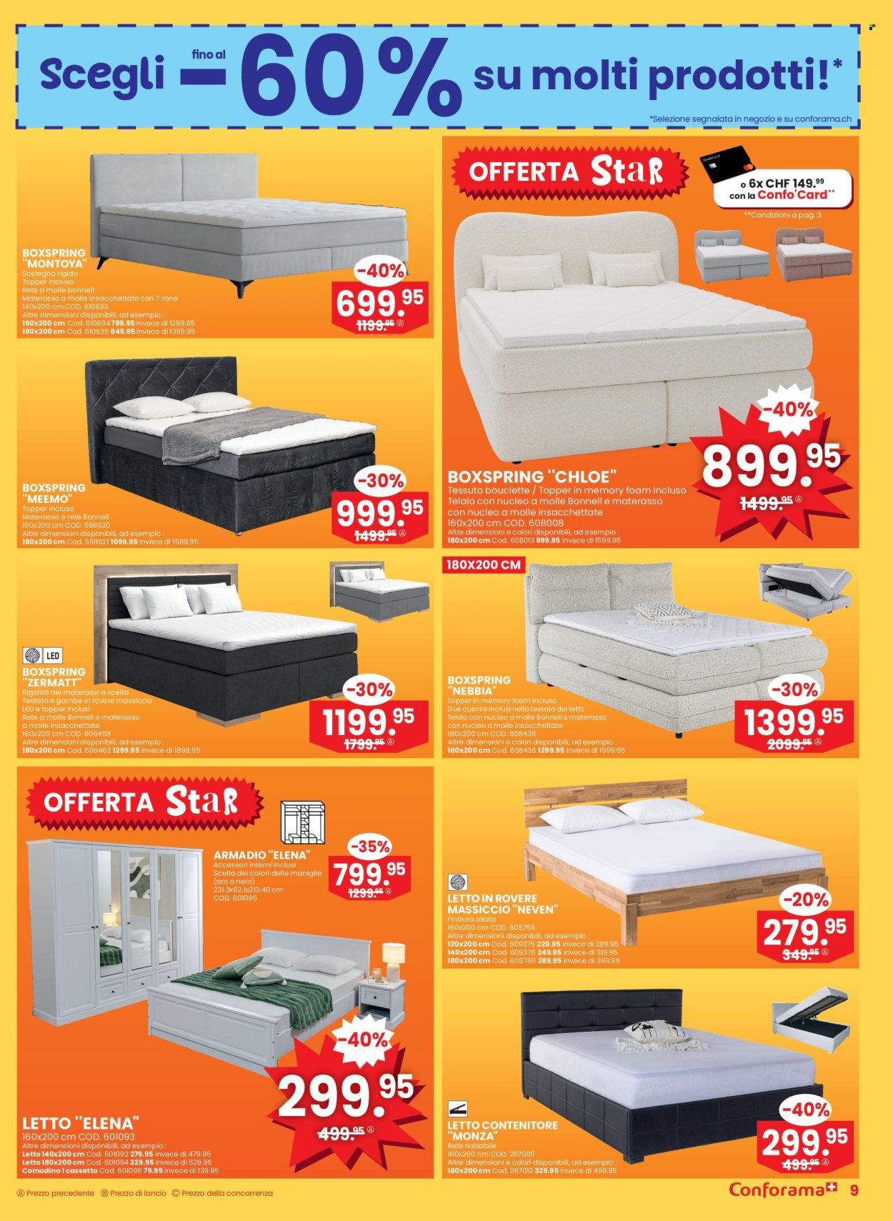 Catalogue Conforama - 25.6.2025 - 8.7.2025. Page 9. Page 9