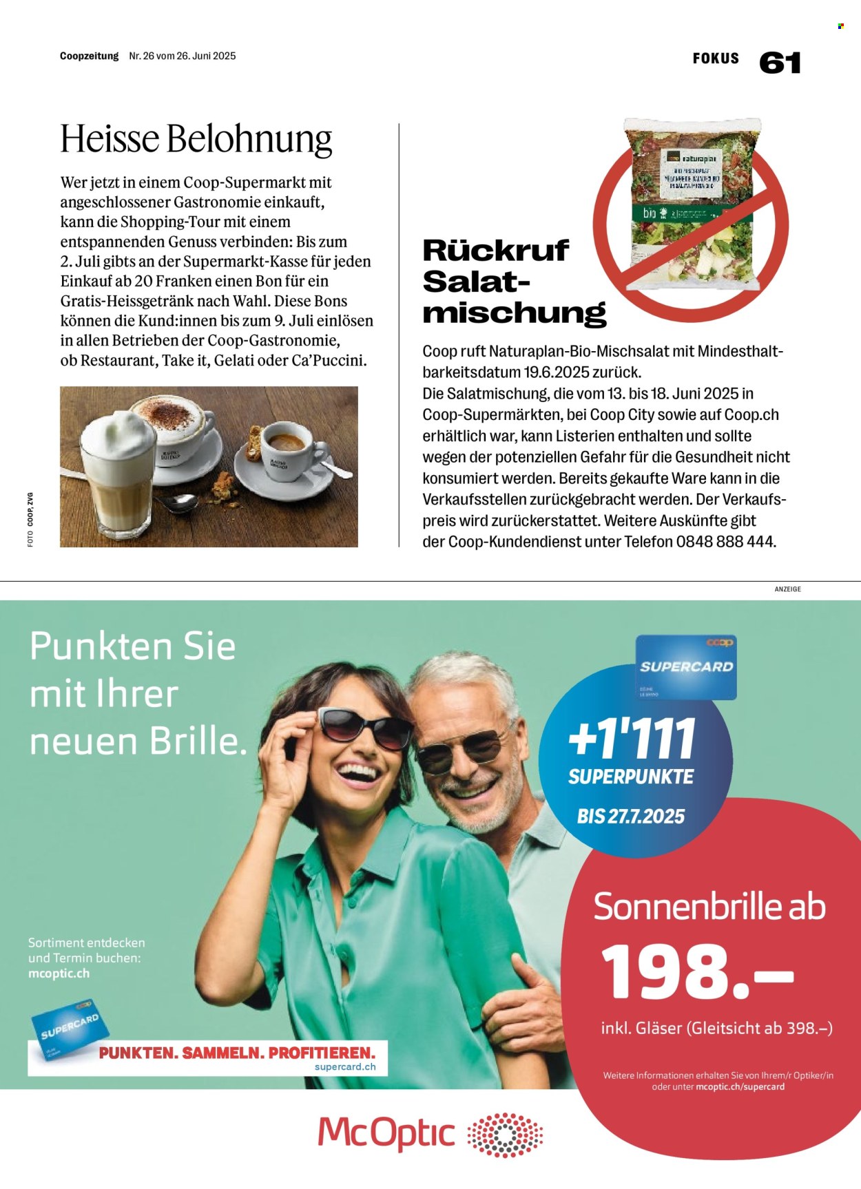 Catalogue Coop - 26.6.2025 - 2.7.2025. Page 61. Page 61